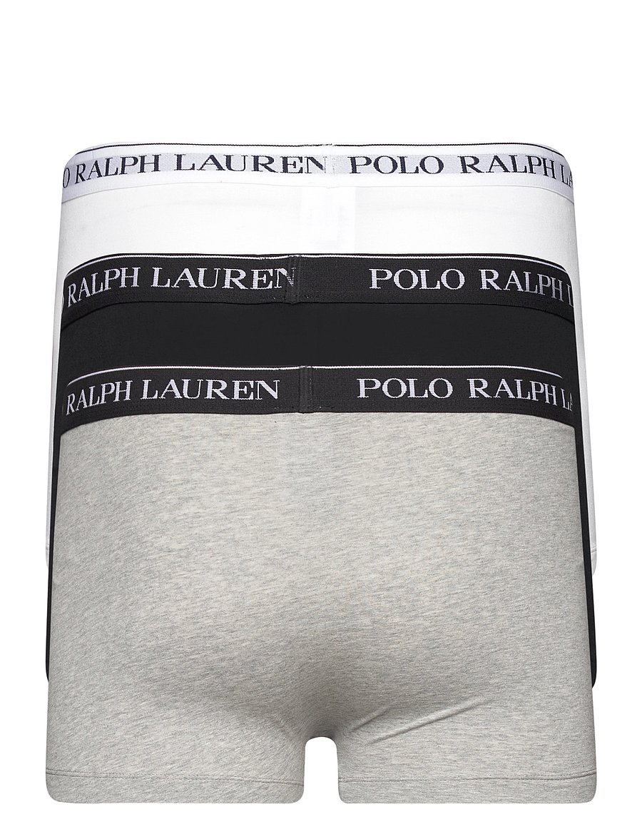 Polo Ralph Lauren - Stretch Cotton Trunk 3-Pack - unterhosen im multipack - 3pk white/polo blk/andover htr - 2