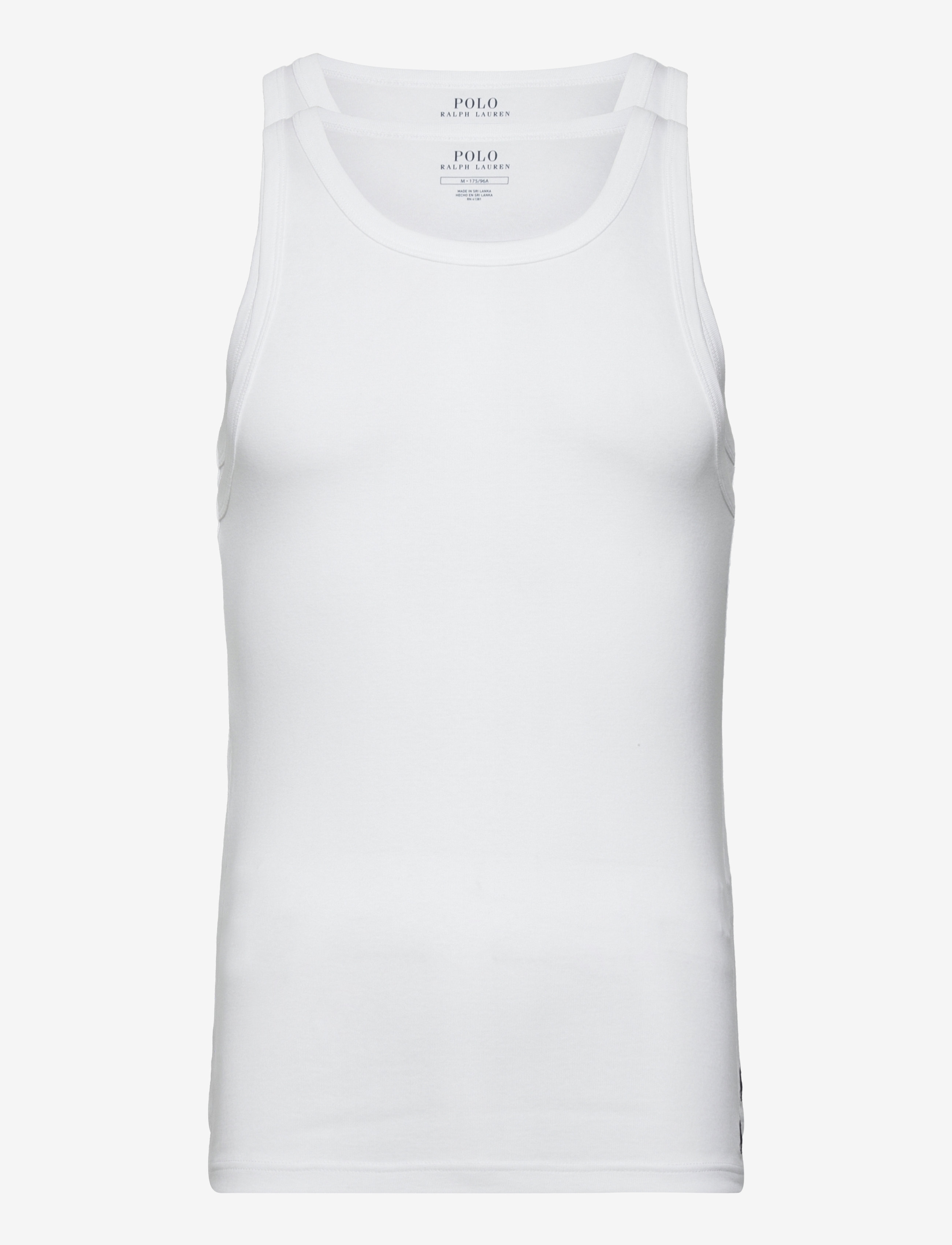 Polo Ralph Lauren Classic Tank Undershirt 2-Pack - T-Shirts - 2PK WHITE/WHITE / white