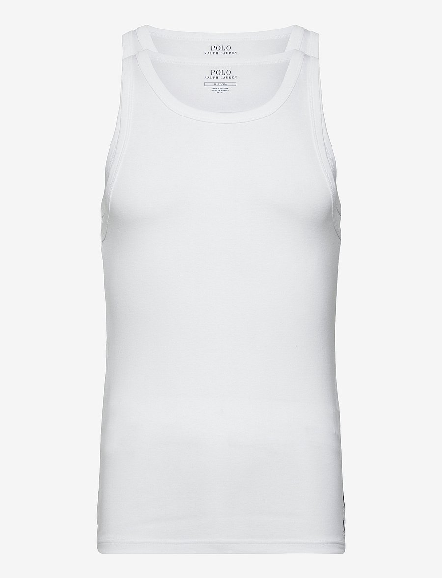 Polo Ralph Lauren - Classic Tank Undershirt 2-Pack - tank tops - 2pk white/white - 0