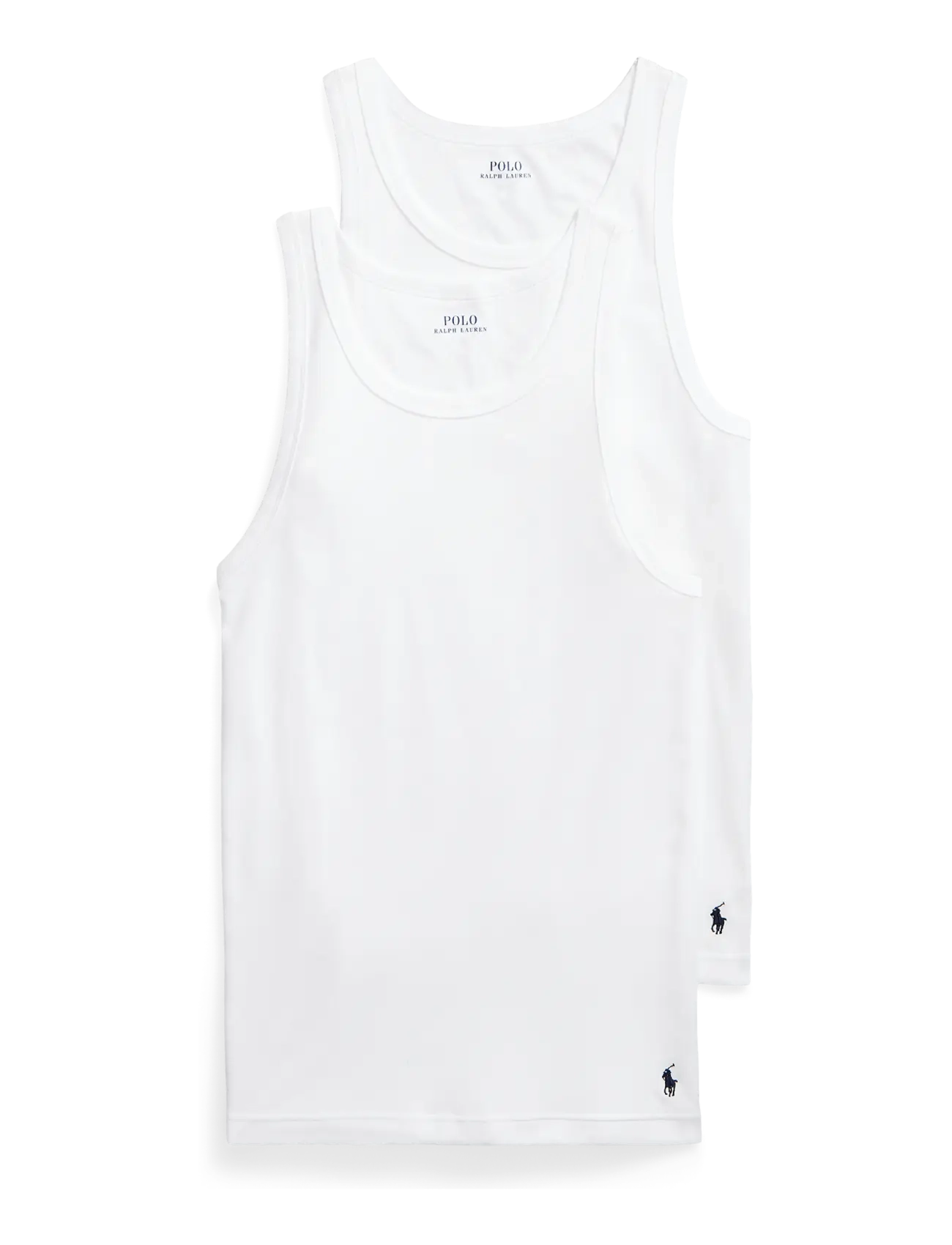 Polo Ralph Lauren Classic Tank Undershirt 2-Pack - Ralph Lauren Polo Underwear - 2PK WHITE/WHITE / white