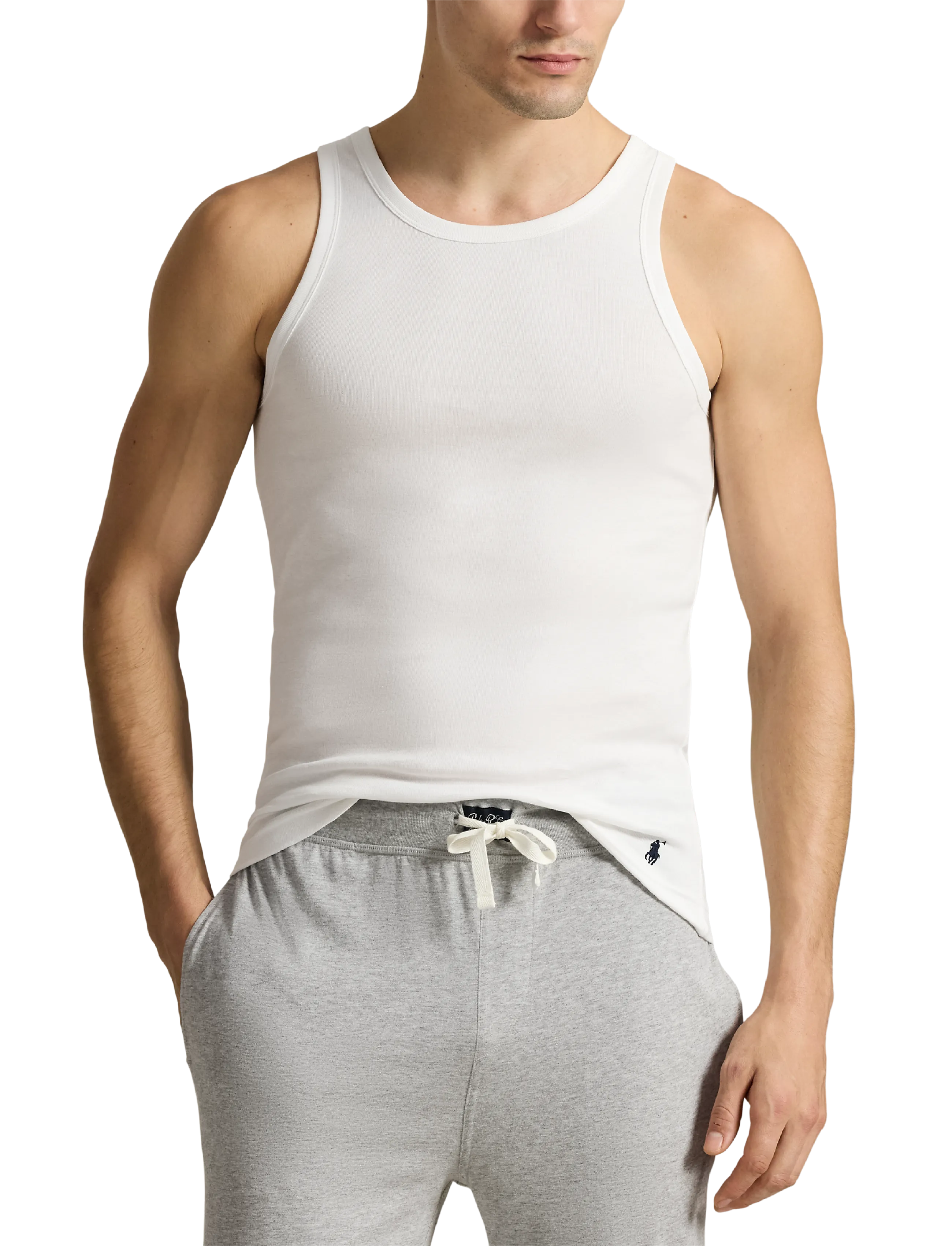 Polo Ralph Lauren - Classic Tank Undershirt 2-Pack - efterårstøj - 2pk white/white - 3