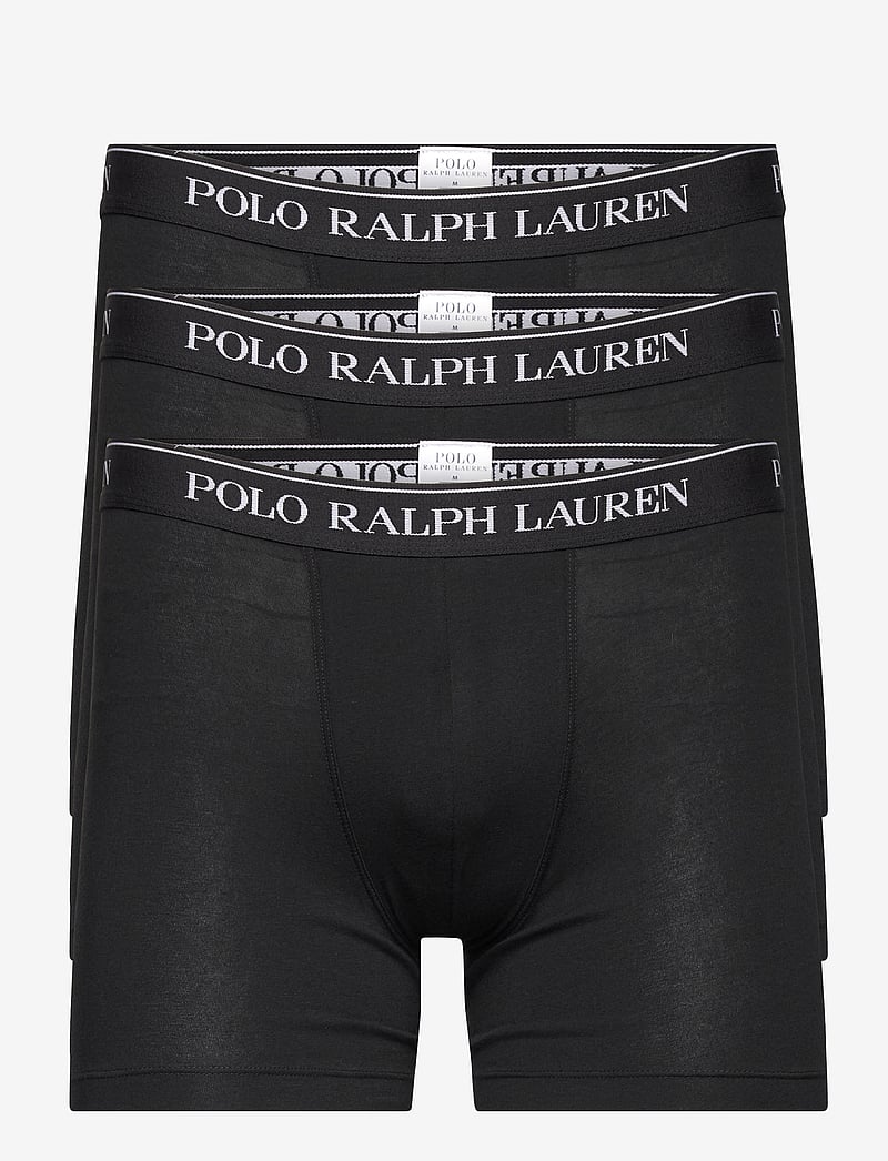 Polo Ralph Lauren - Stretch-Cotton Boxer Brief 3-Pack - unterhosen im multipack - 3pk polo blk/polo blk/polo blk - 0