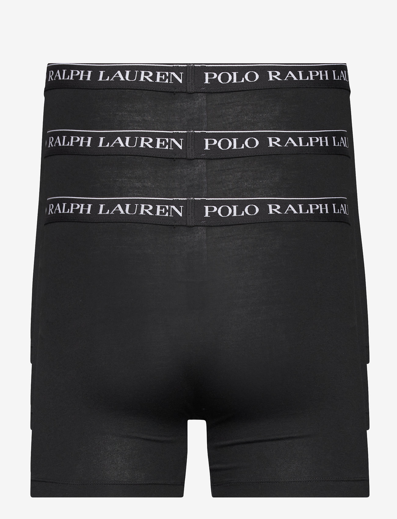 Polo Ralph Lauren - Stretch Cotton Boxer Brief 3-Pack - multipack underpants - 3pk polo blk/polo blk/polo blk - 4