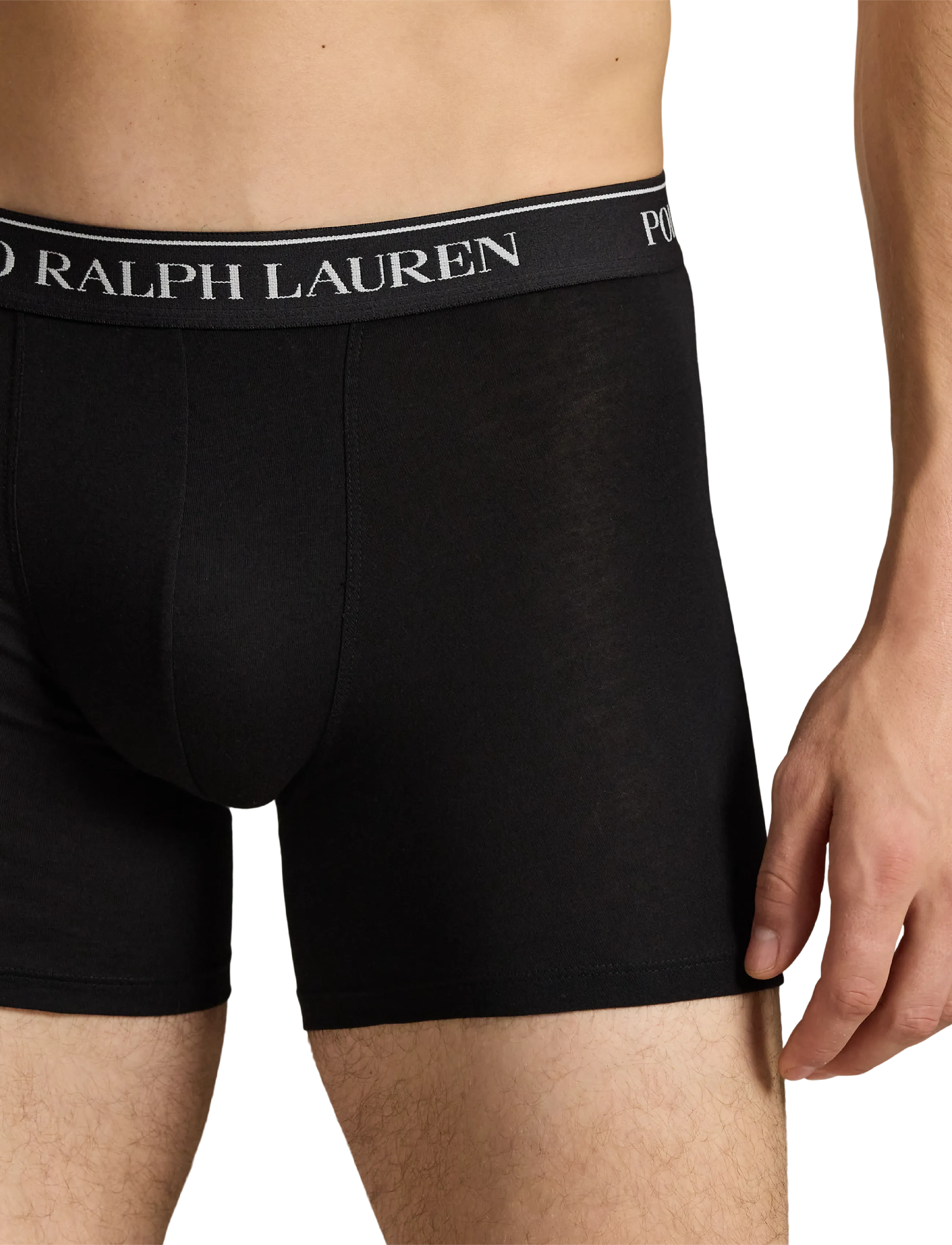 Polo Ralph Lauren - Stretch Cotton Boxer Brief 3-Pack - unterhosen im multipack - 3pk polo blk/polo blk/polo blk - 3