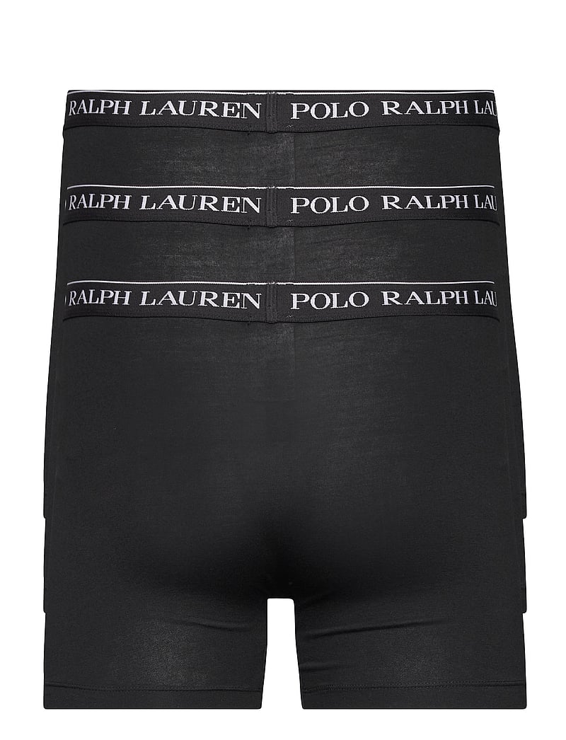 Polo Ralph Lauren - Stretch-Cotton Boxer Brief 3-Pack - unterhosen im multipack - 3pk polo blk/polo blk/polo blk - 1