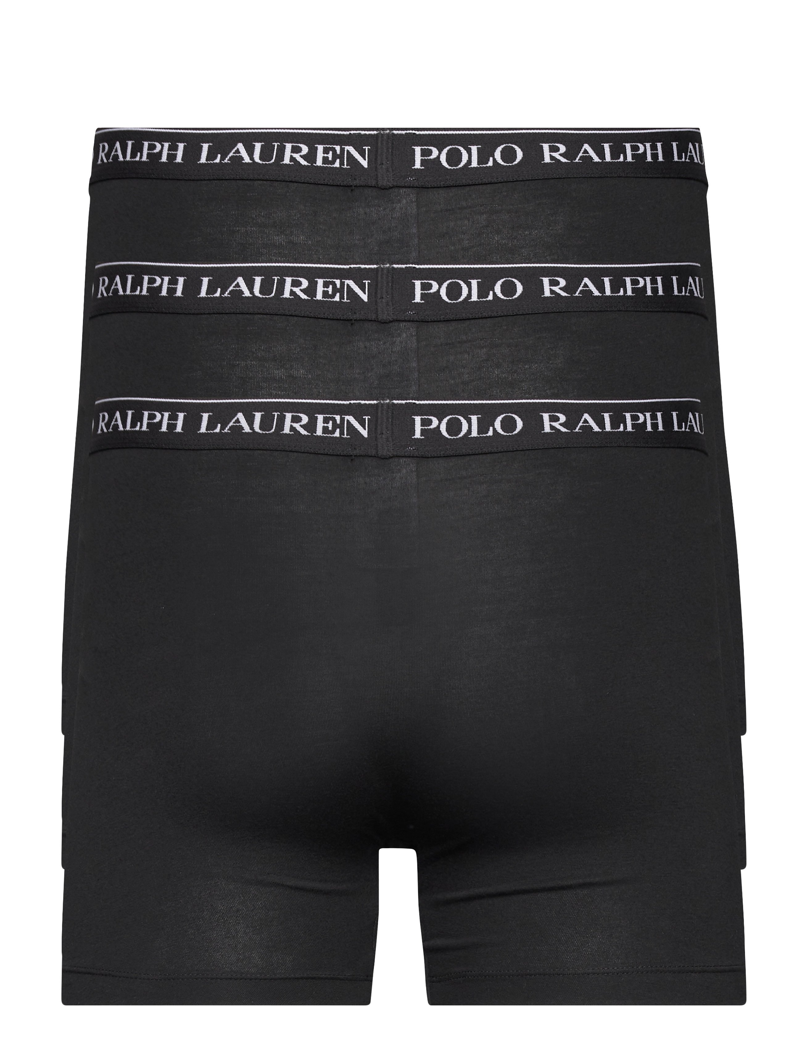 Polo Ralph Lauren - Stretch Cotton Boxer Brief 3-Pack - multipack underbukser - 3pk polo blk/polo blk/polo blk - 2
