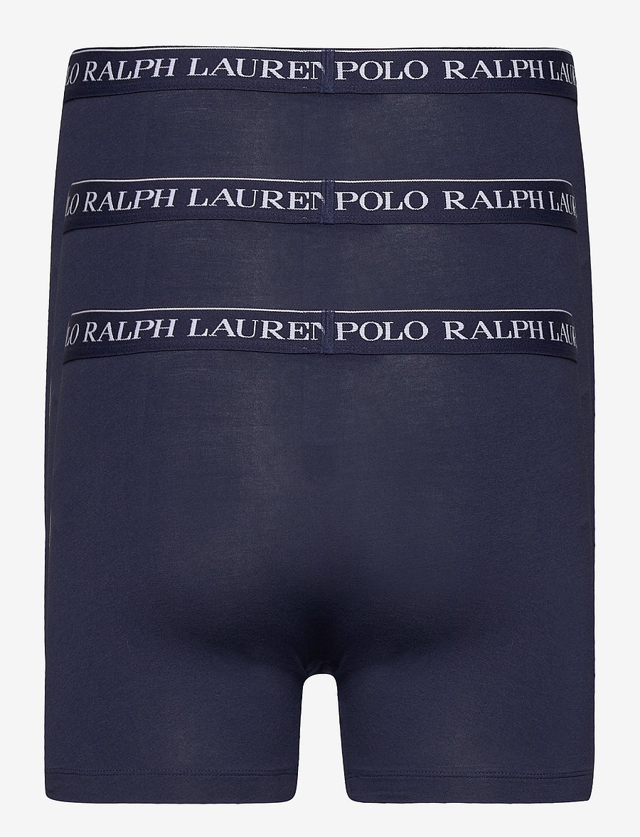 Polo Ralph Lauren - Stretch Cotton Boxer Brief 3-Pack - multipakk aluspüksid - 3pk cr nvy/cr nvy/ cr nvy - 2
