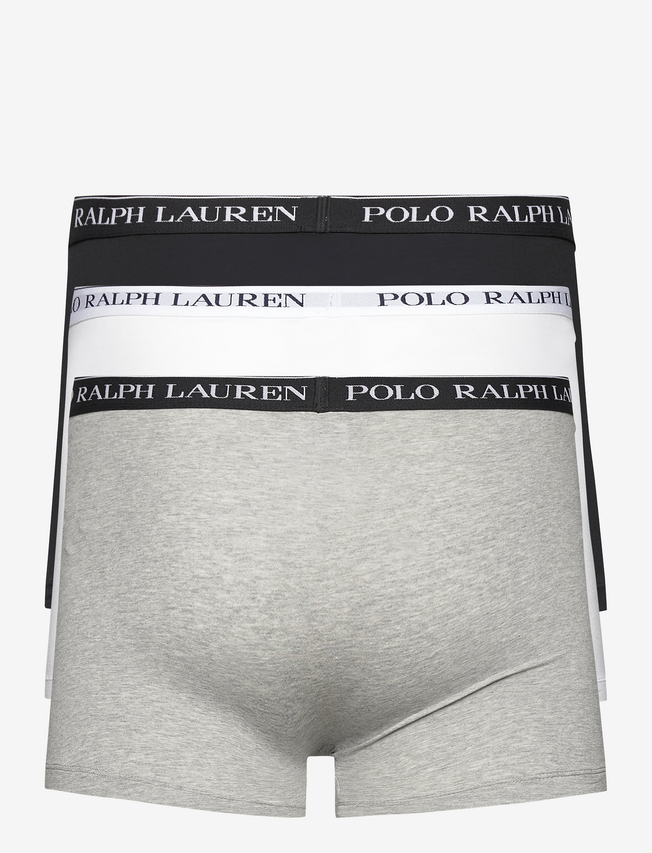 Polo Ralph Lauren - Stretch-Cotton Boxer Brief 3-Pack - unterhosen im multipack - 3pk white/polo blk/andover htr - 1