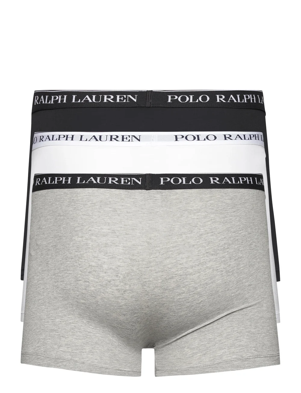 Polo Ralph Lauren - Stretch-Cotton Boxer Brief 3-Pack - multipack underpants - 3pk white/polo blk/andover htr - 1