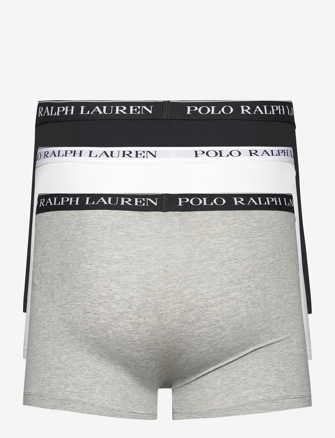 Polo Ralph Lauren - Stretch-Cotton Boxer Brief 3-Pack - lot de sous-vêtements - 3pk white/polo blk/andover htr - 1