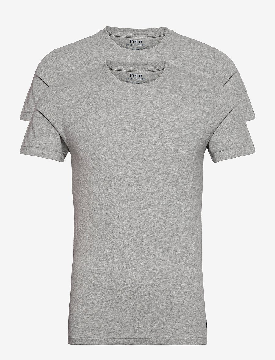 Polo Ralph Lauren - Classic Crewneck Undershirt 2-Pack - pidžaama topid - 2pk an htr/an htr - 1