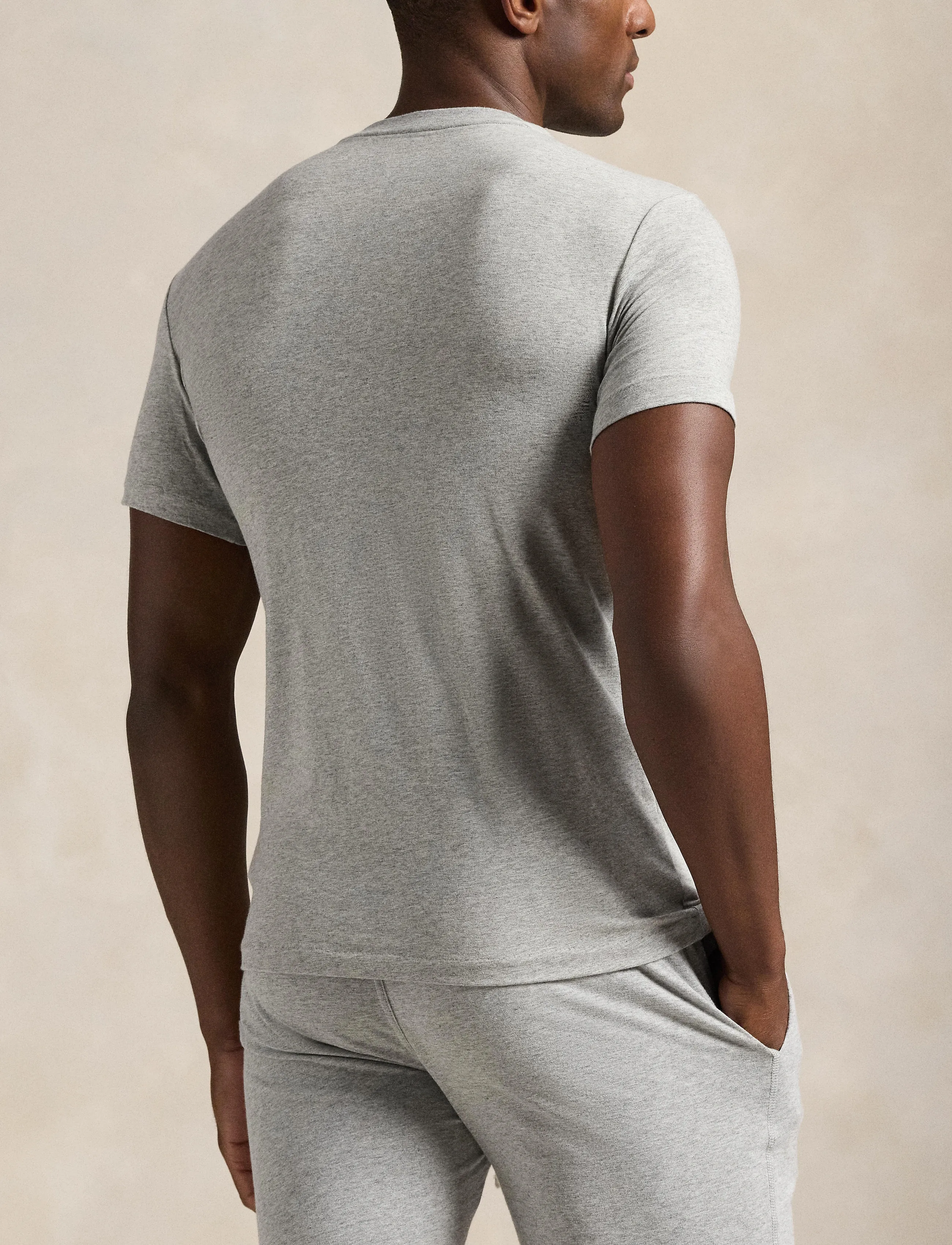 Polo Ralph Lauren - Classic Crewneck Undershirt 2-Pack - pidžaama topid - 2pk an htr/an htr - 2