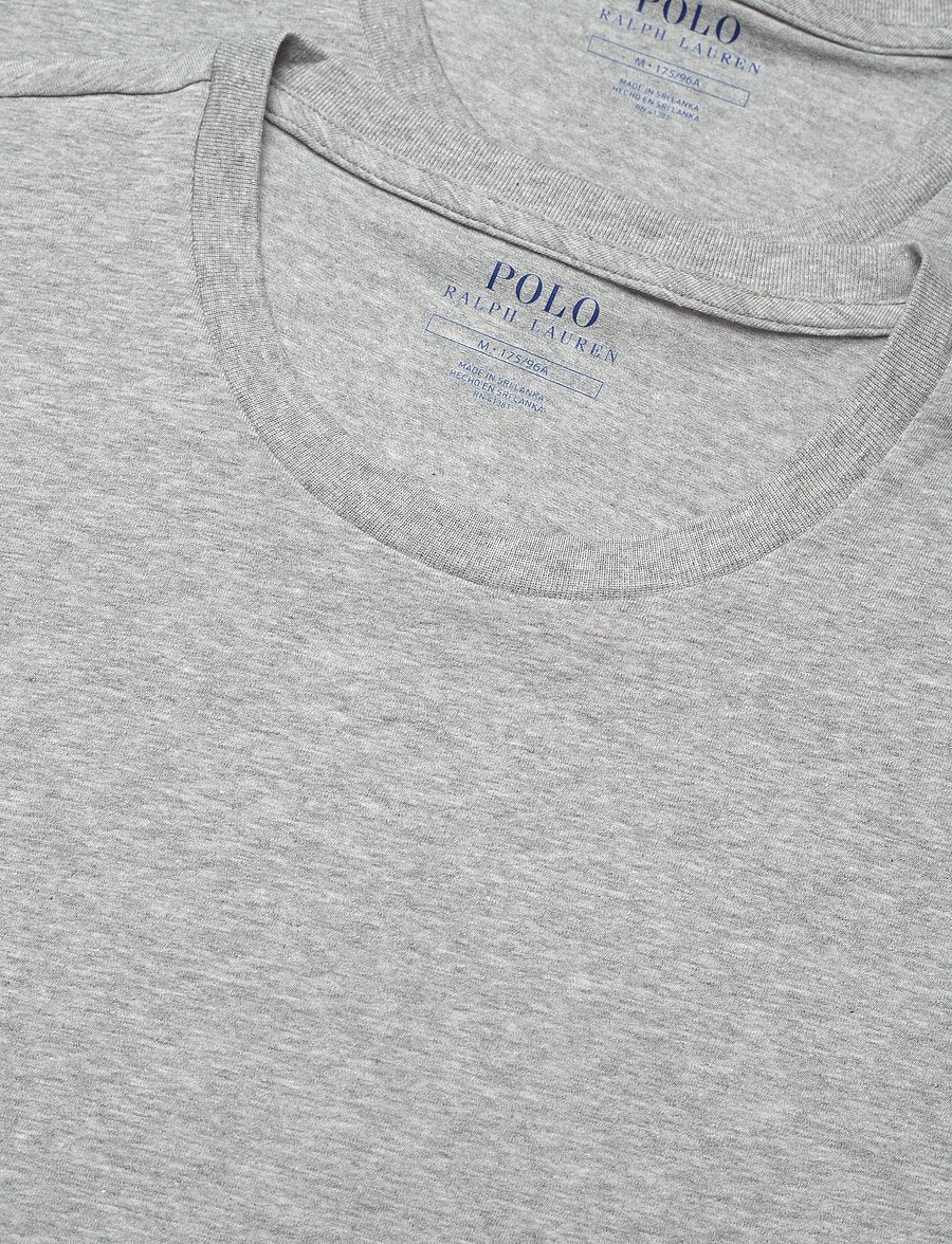 Polo Ralph Lauren - Classic Crewneck Undershirt 2-Pack - pidžaama topid - 2pk an htr/an htr - 3