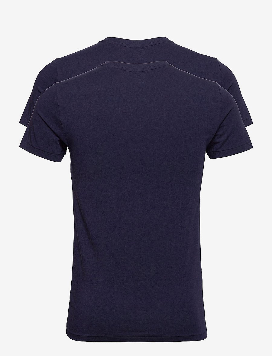 Polo Ralph Lauren - Classic Crewneck Undershirt 2-Pack - pyjamaoberteile - 2pk navy/navy - 3
