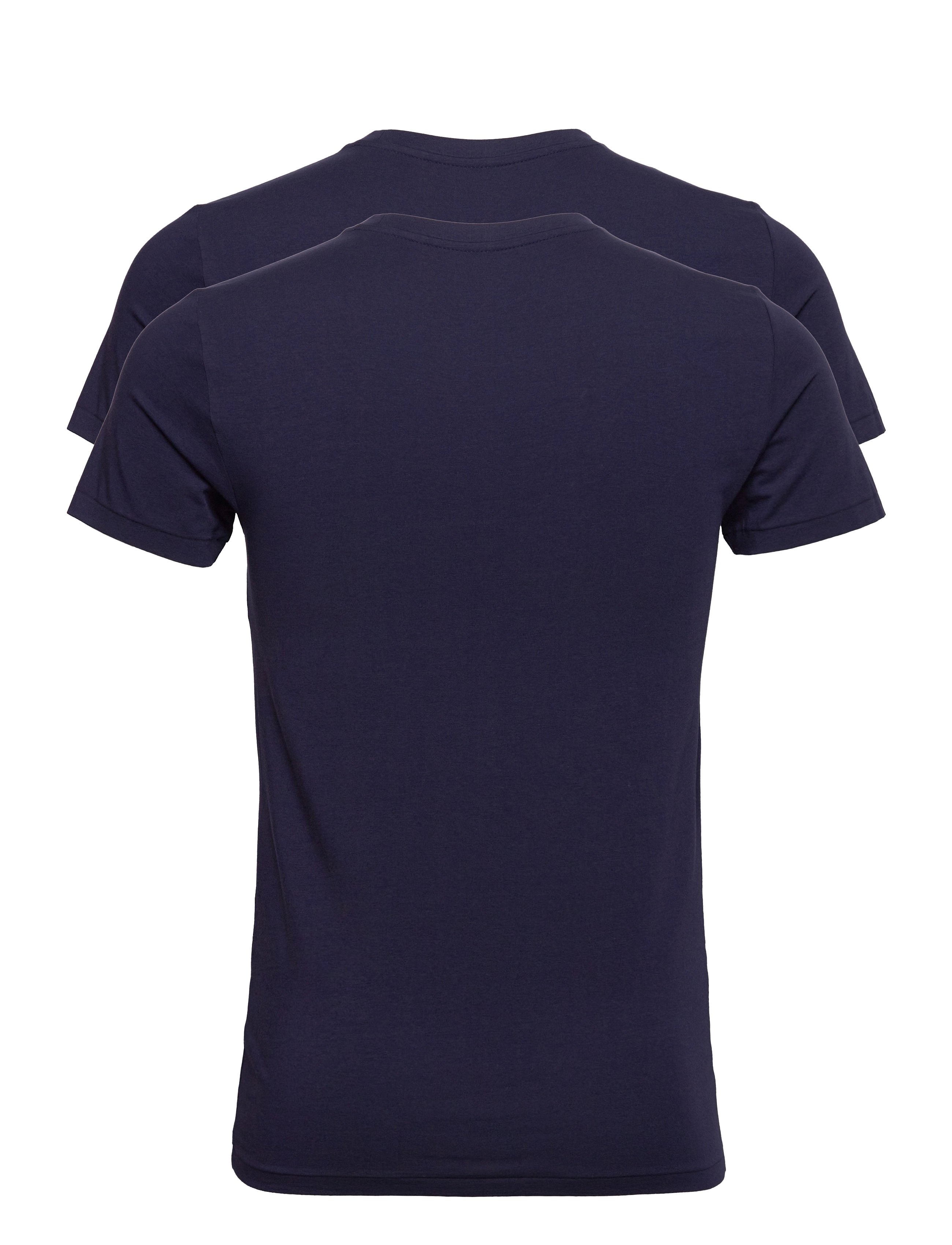 Polo Ralph Lauren - Classic Crewneck Undershirt 2-Pack - pidžaama topid - 2pk navy/navy - 3