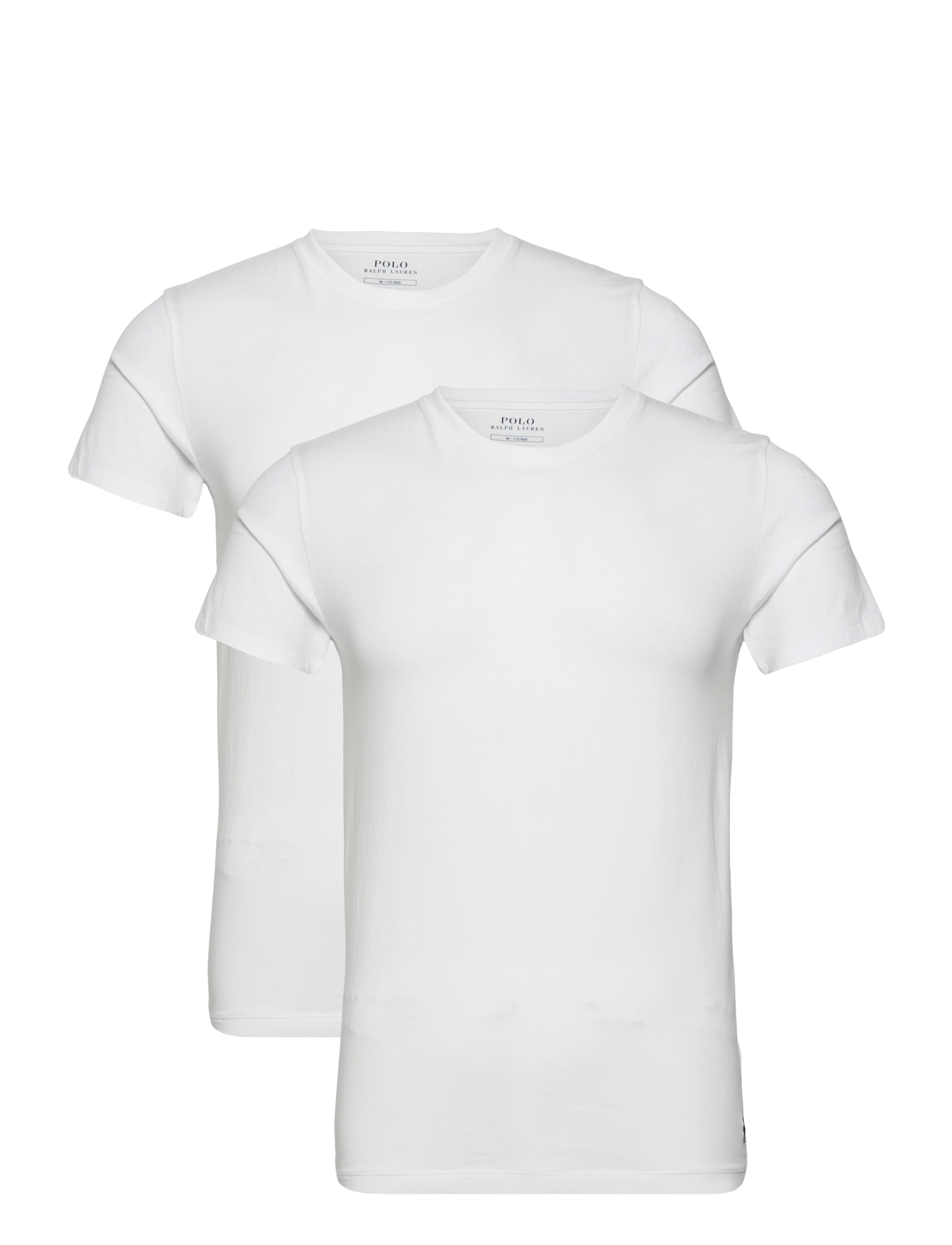 Polo Ralph Lauren - Classic Crewneck Undershirt 2-Pack - pidžaama topid - 2pk white/white - 1