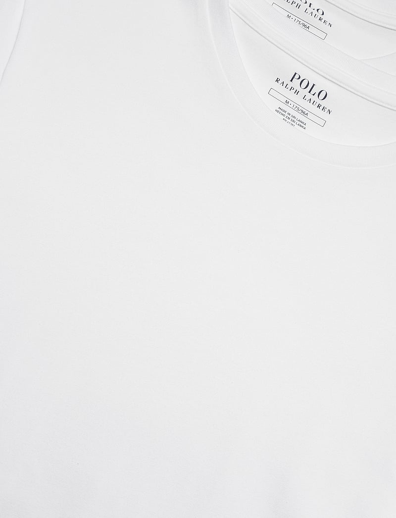 Polo Ralph Lauren - Classic Crewneck Undershirt 2-Pack - pyjama tops - 2pk white/white - 2