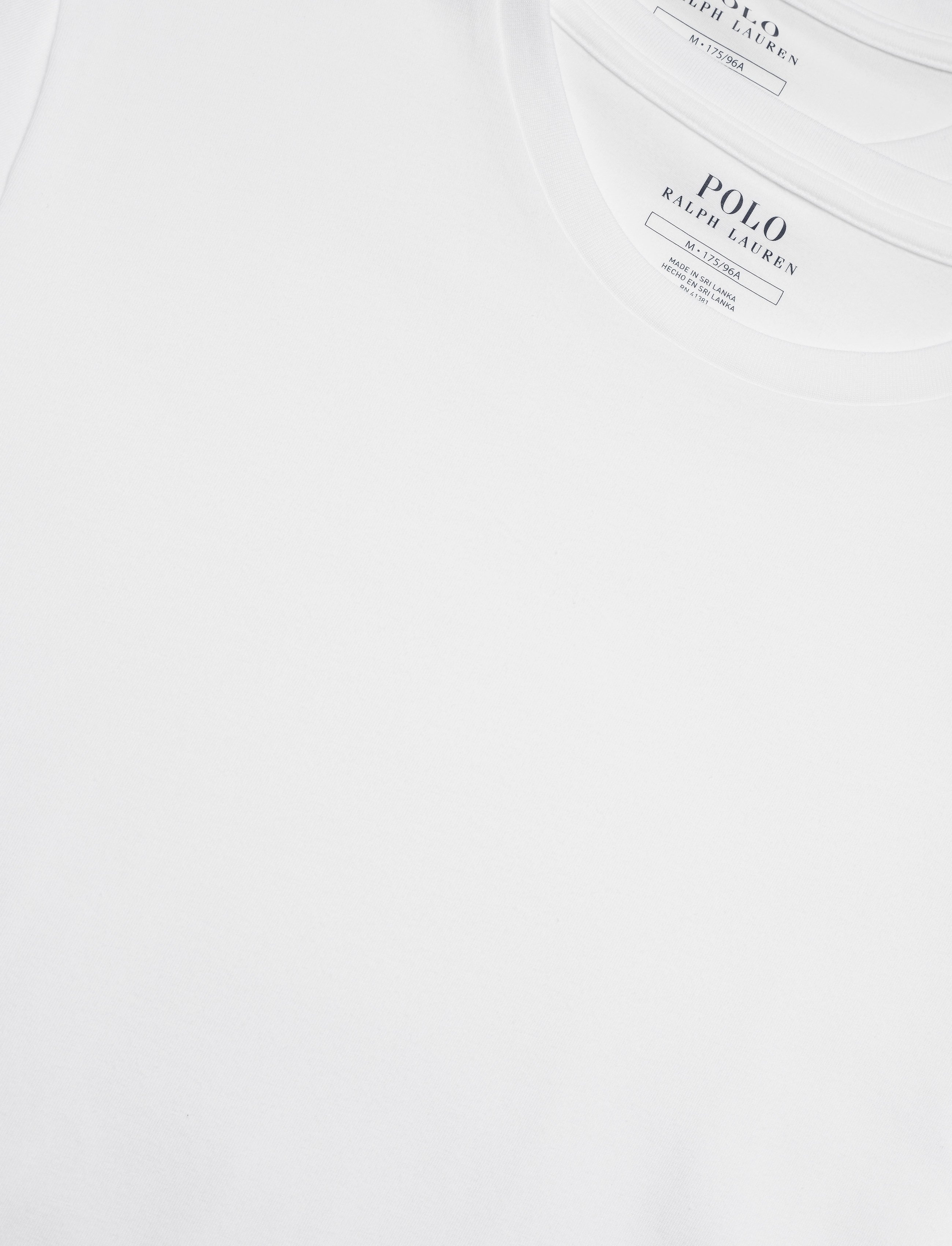 Polo Ralph Lauren - Classic Crewneck Undershirt 2-Pack - pidžaama topid - 2pk white/white - 3