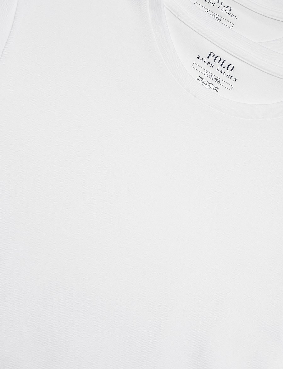Polo Ralph Lauren - Classic Crewneck Undershirt 2-Pack - pidžaama topid - 2pk white/white - 3