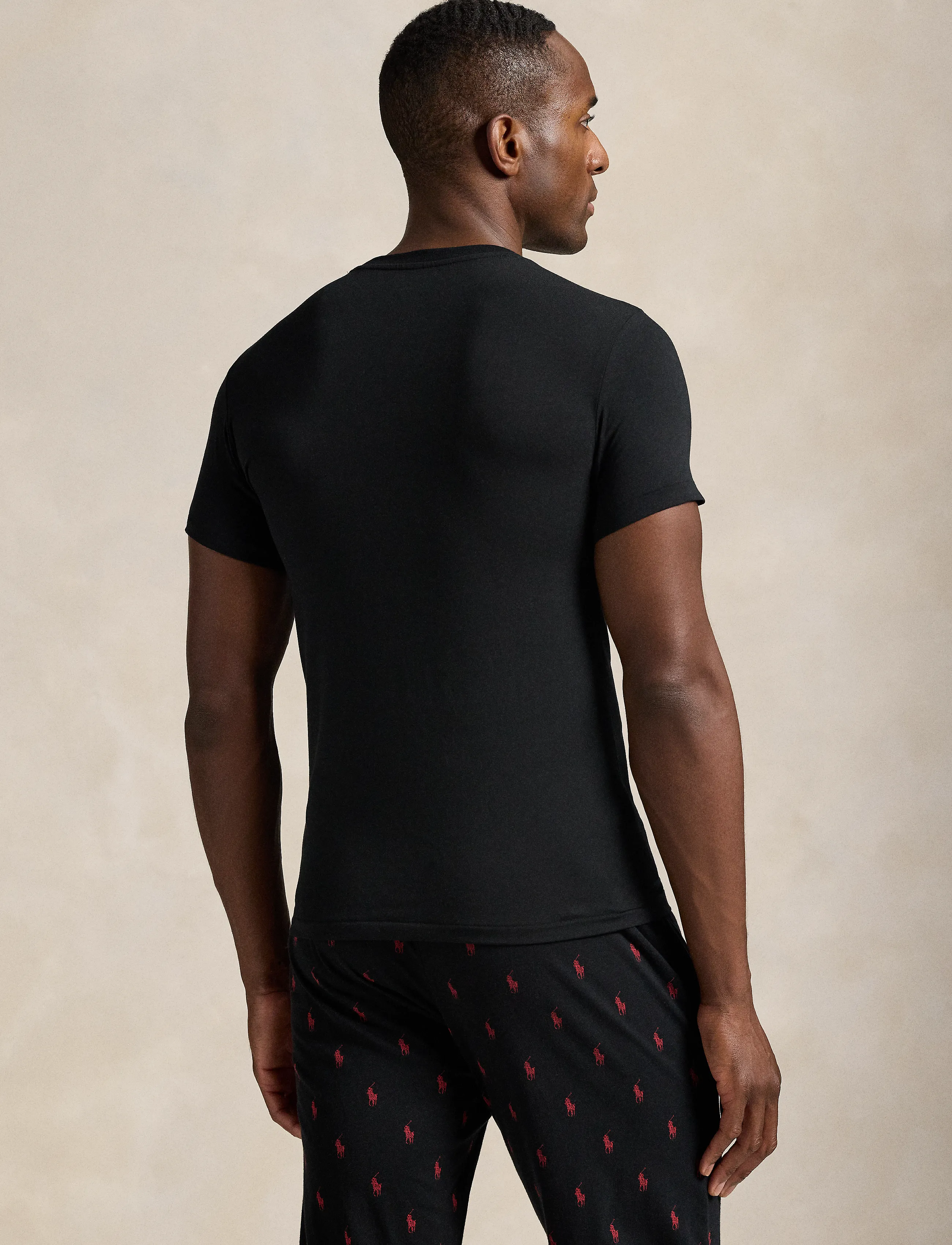 Polo Ralph Lauren - Classic Crewneck Undershirt 2-Pack - pidžaama topid - 2pk polo black/polo black - 1