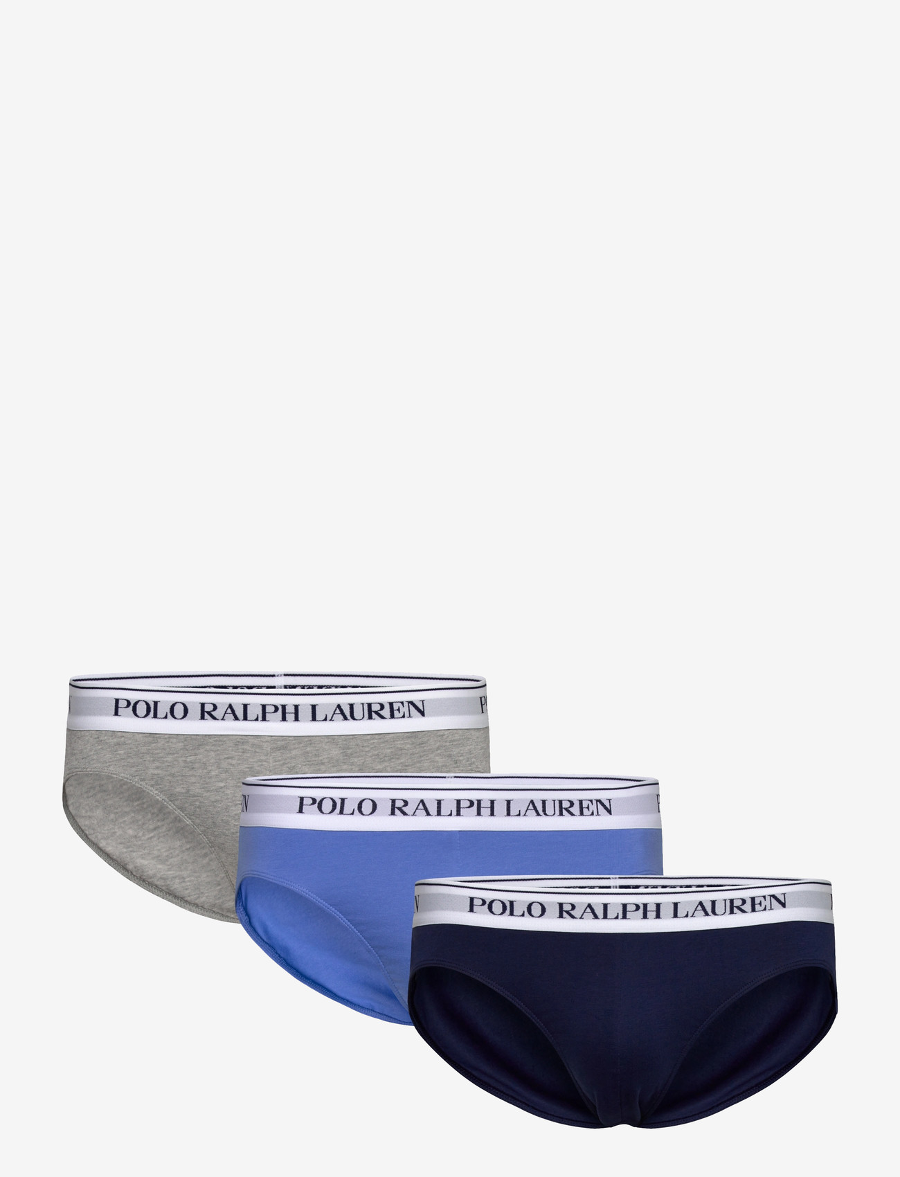 Polo Ralph Lauren - Stretch Cotton Brief 3-Pack - multipack underbukser - 3pk nvy/hrbr isl - 0