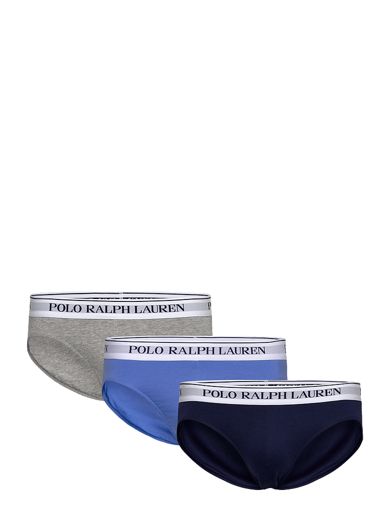 Polo Ralph Lauren - Stretch Cotton Brief 3-Pack - multipack underbukser - 3pk nvy/hrbr isl - 0