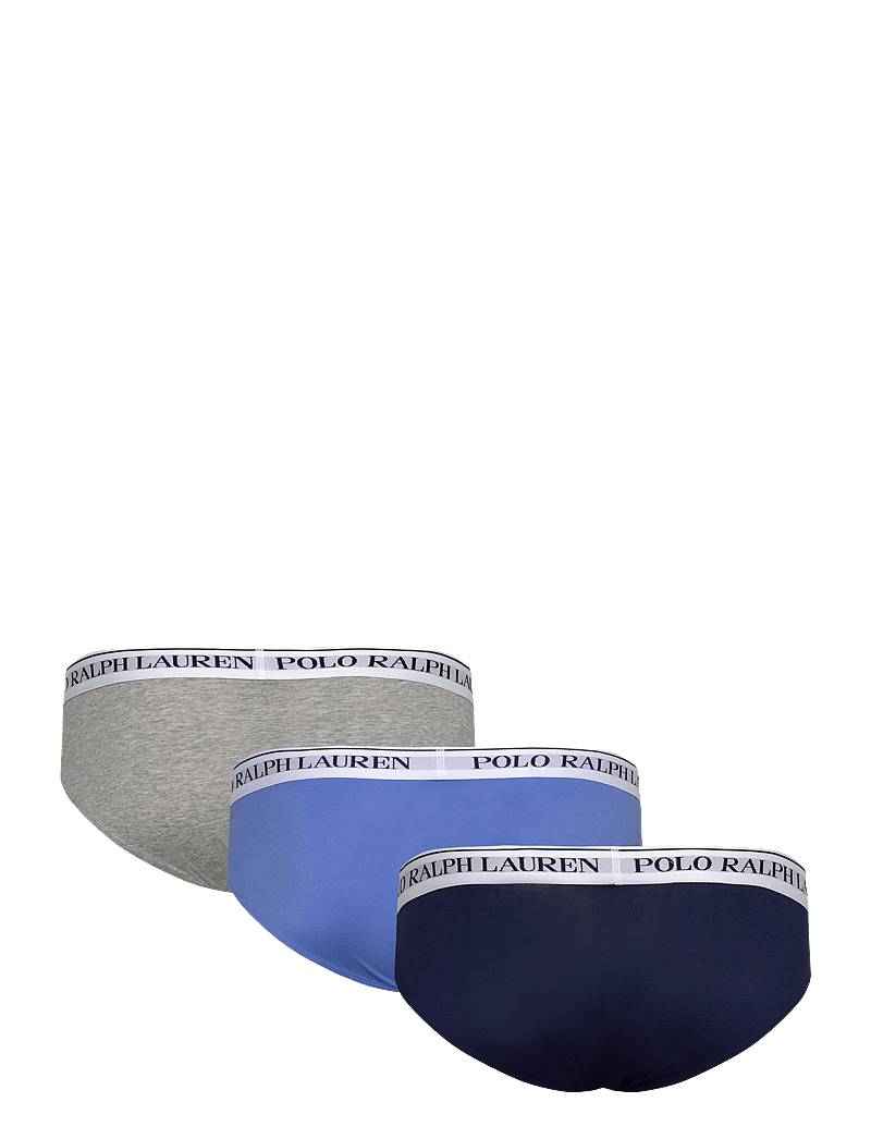 Polo Ralph Lauren - Stretch Cotton Brief 3-Pack - multipack underbukser - 3pk nvy/hrbr isl - 1