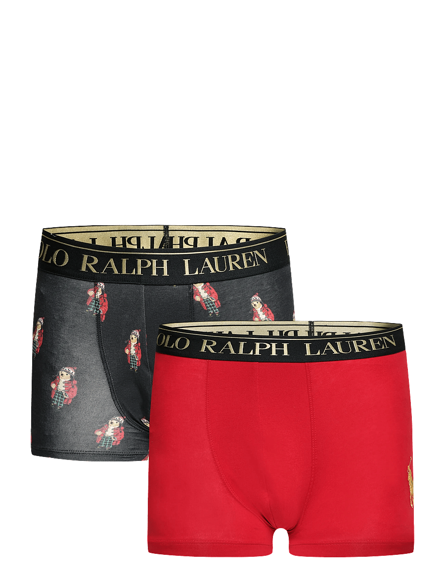 Polo Ralph Lauren - Stretch Cotton Trunk 2-Pack - multipakk aluspüksid - 2pk park ave red - 1