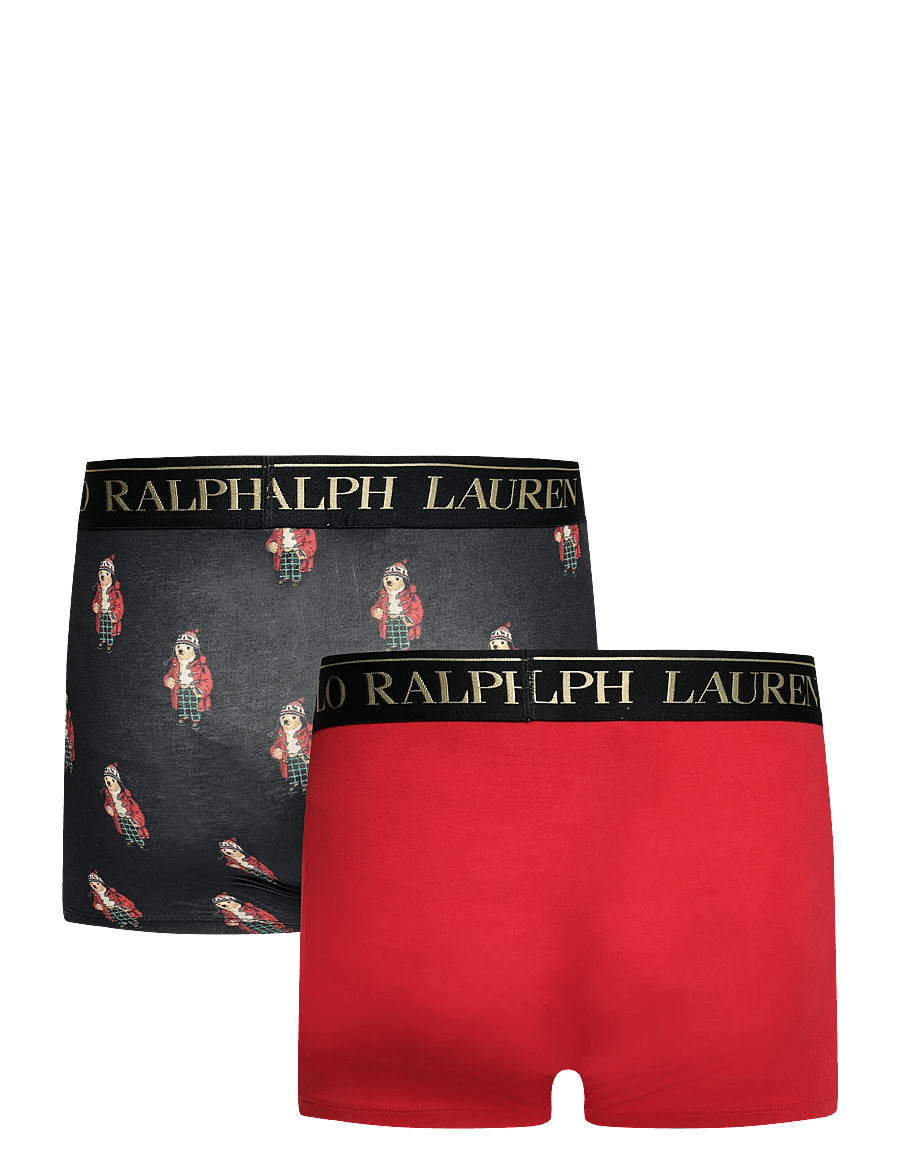 Polo Ralph Lauren - Stretch Cotton Trunk 2-Pack - multipakk aluspüksid - 2pk park ave red - 2
