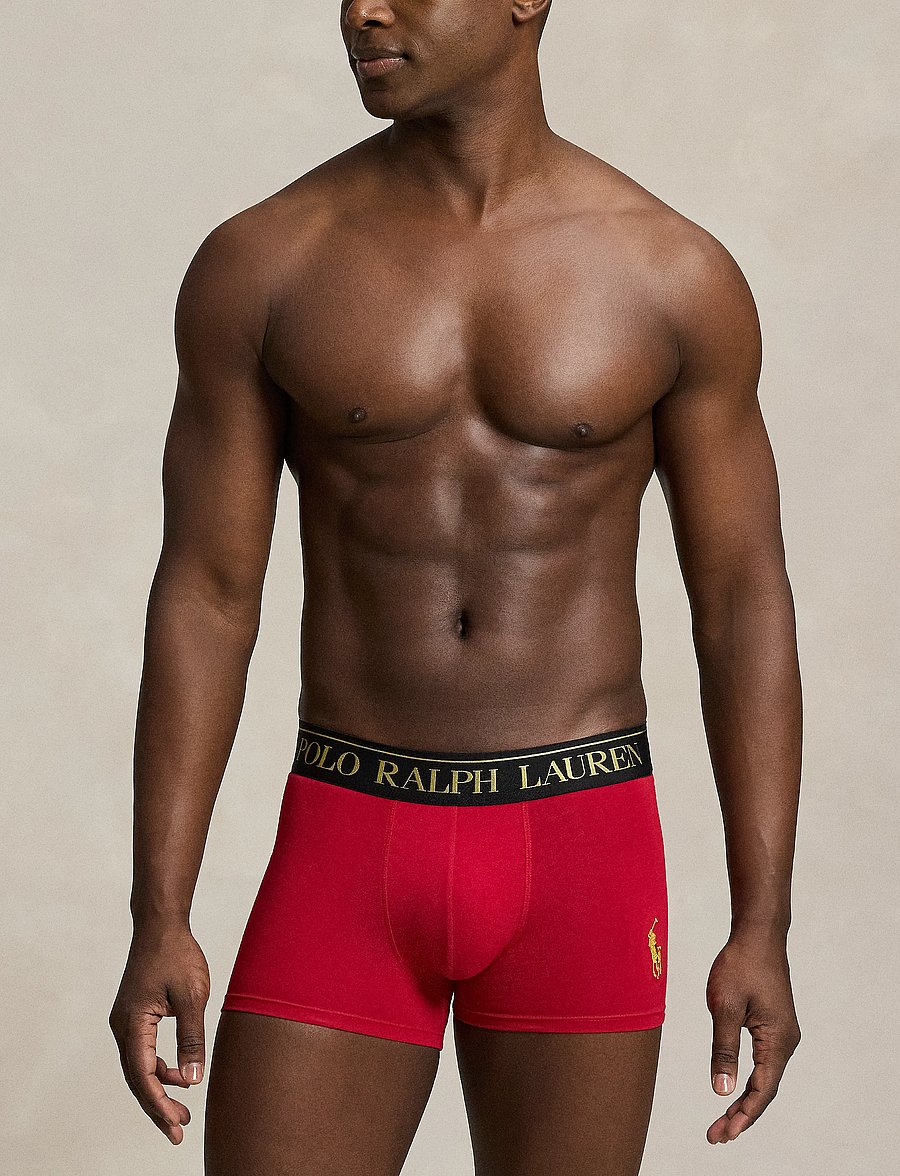 Polo Ralph Lauren - Stretch Cotton Trunk 2-Pack - multipakk aluspüksid - 2pk park ave red - 0