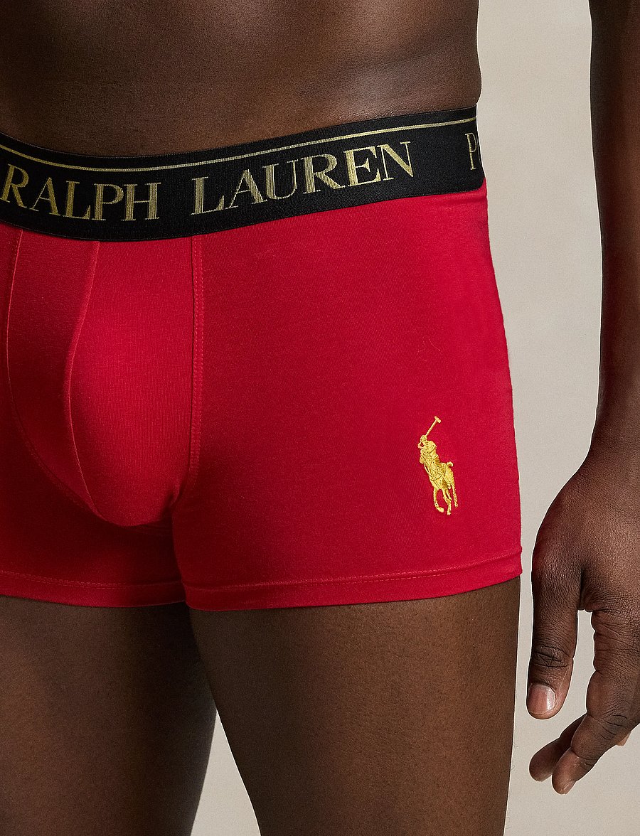 Polo Ralph Lauren - Stretch Cotton Trunk 2-Pack - multipakk aluspüksid - 2pk park ave red - 4