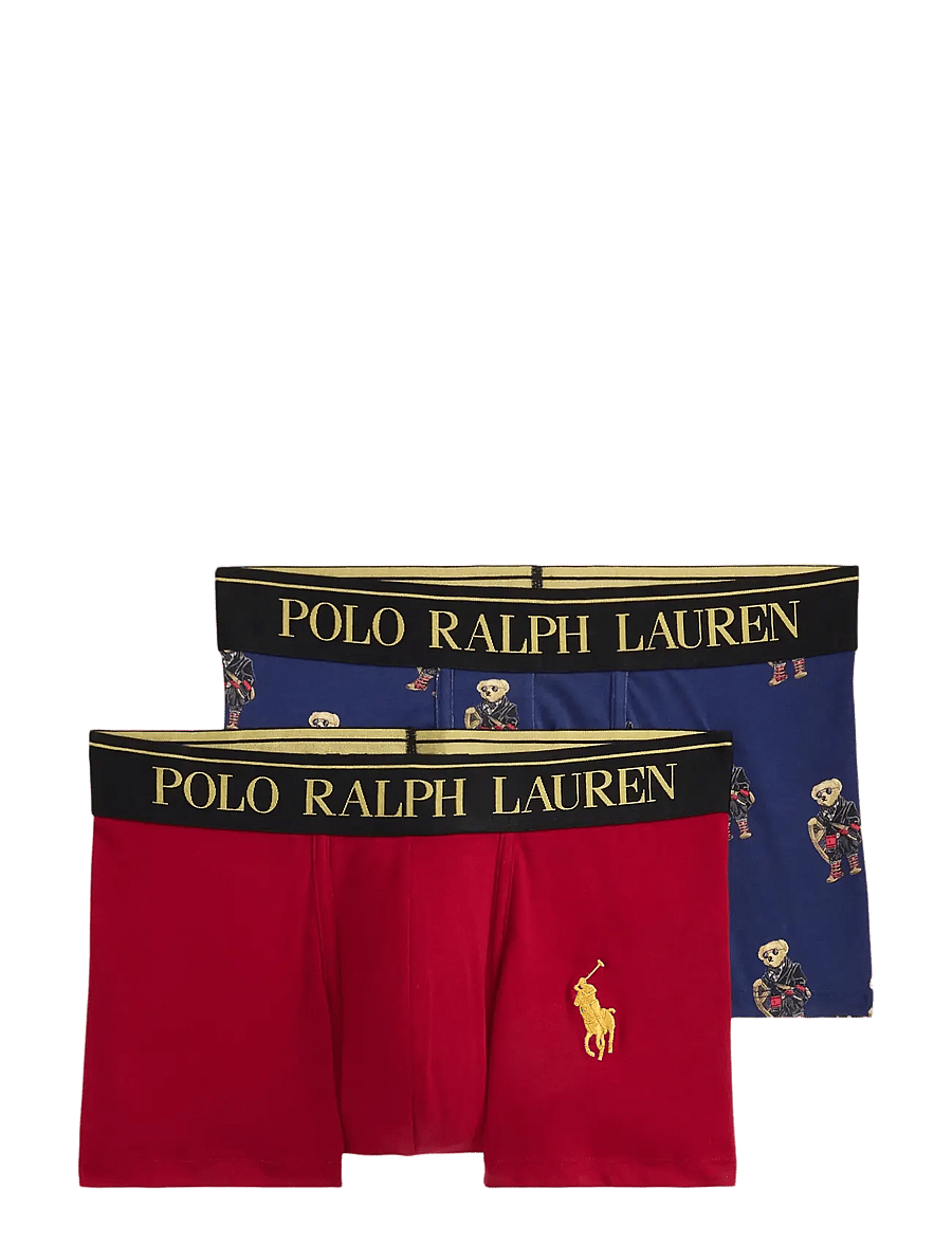 Polo Ralph Lauren - Stretch Cotton Trunk 2-Pack - multipack underbukser - gb hol red/hol nv - 1
