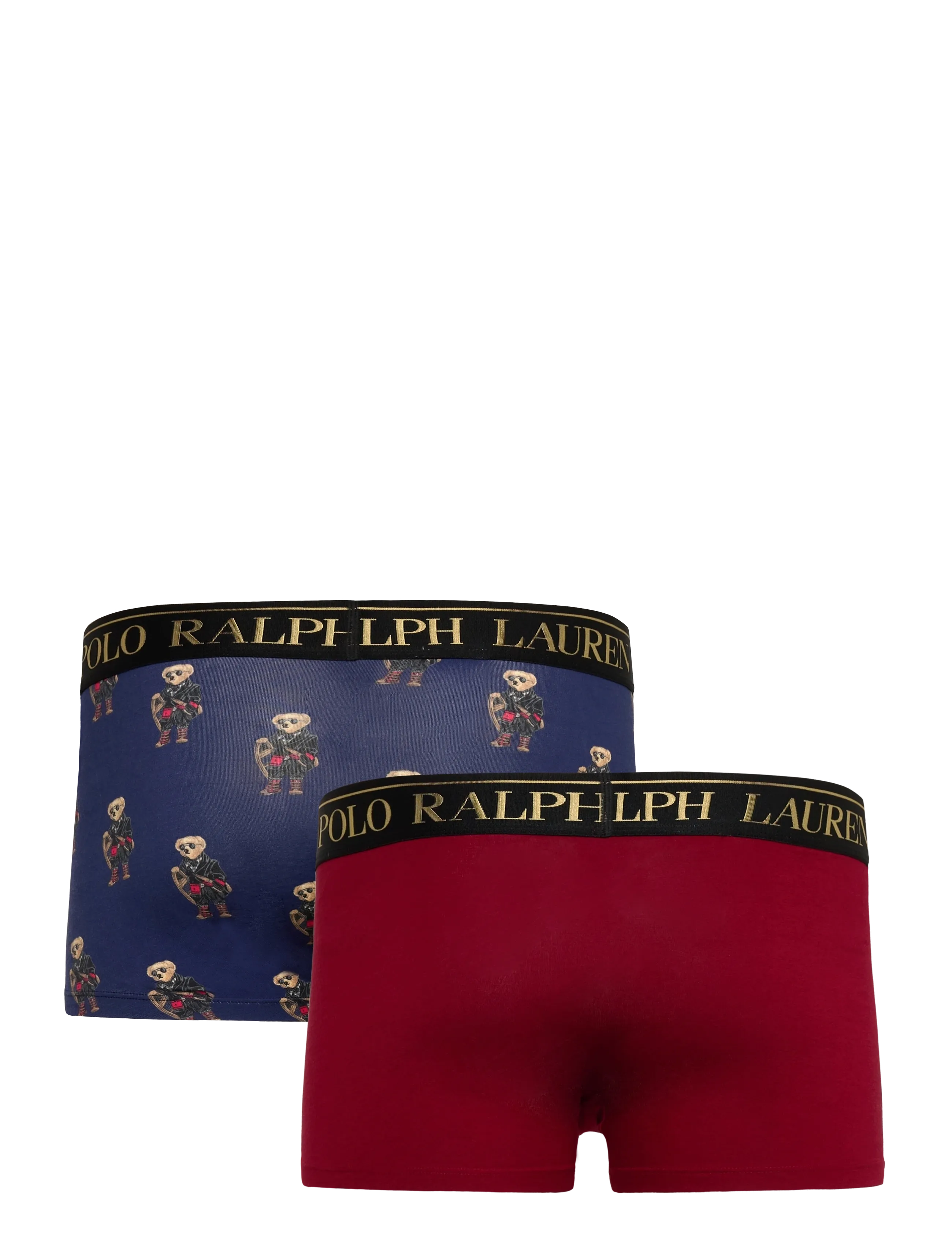 Polo Ralph Lauren - Stretch Cotton Trunk 2-Pack - boxer briefs - gb hol red/hol nv - 5