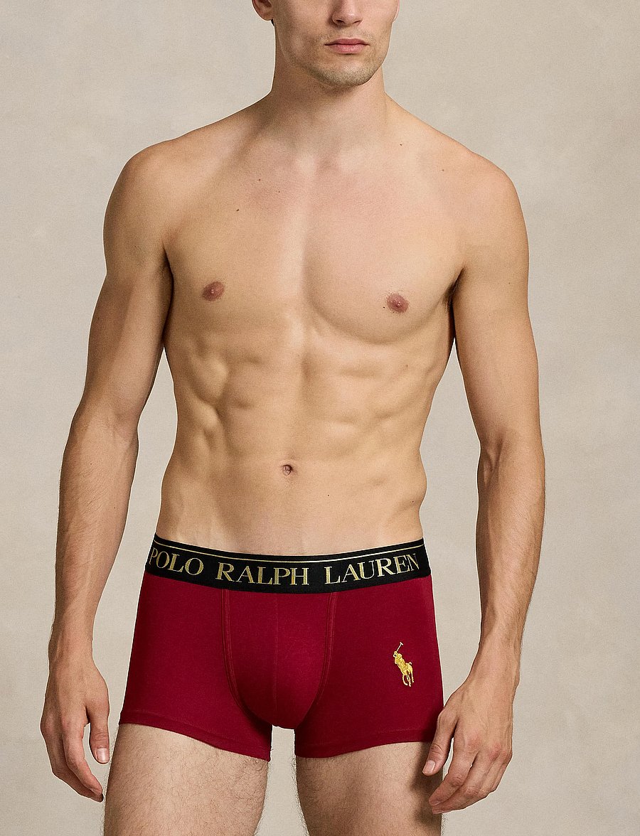Polo Ralph Lauren - Stretch Cotton Trunk 2-Pack - multipack underbukser - gb hol red/hol nv - 0