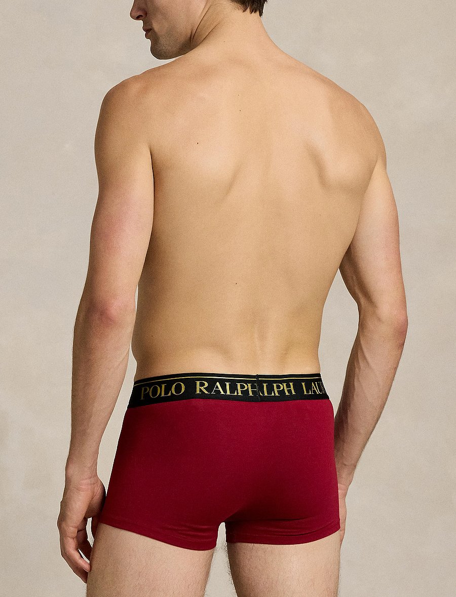 Polo Ralph Lauren - Stretch Cotton Trunk 2-Pack - multipack underbukser - gb hol red/hol nv - 2