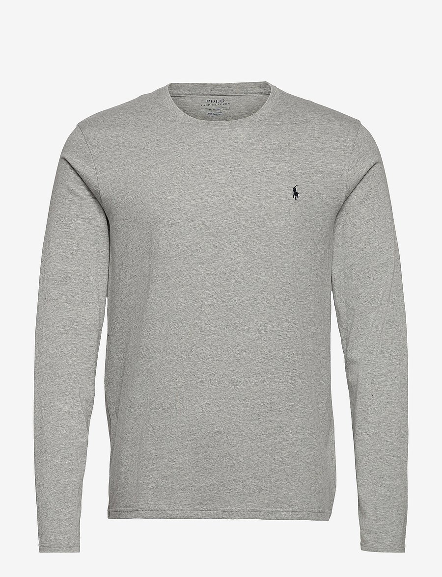Polo Ralph Lauren - Cotton Jersey Sleep Shirt - pyjama tops - andover heather - 1