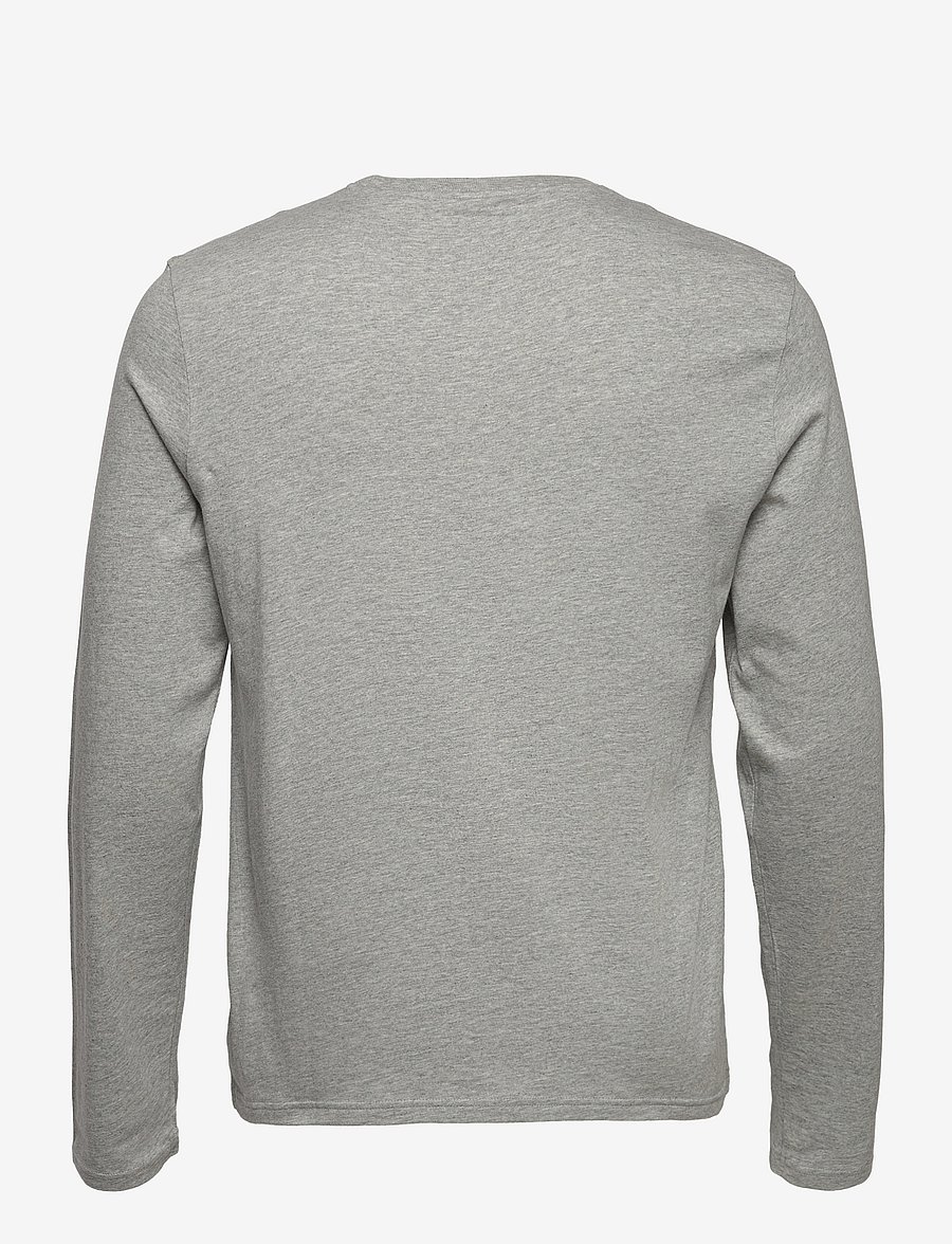 Polo Ralph Lauren - Cotton Jersey Sleep Shirt - pyjama tops - andover heather - 2