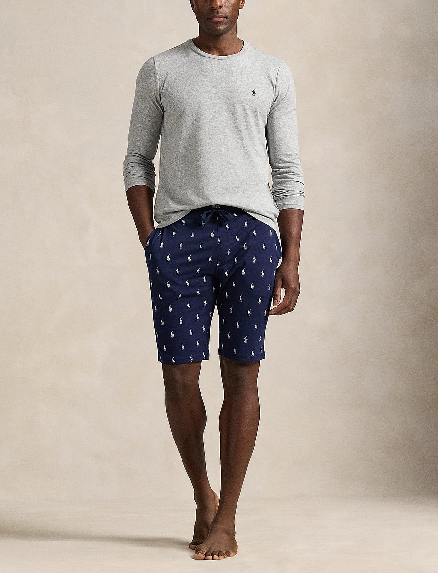 Polo Ralph Lauren - Cotton Jersey Sleep Shirt - pyjama tops - andover heather - 4