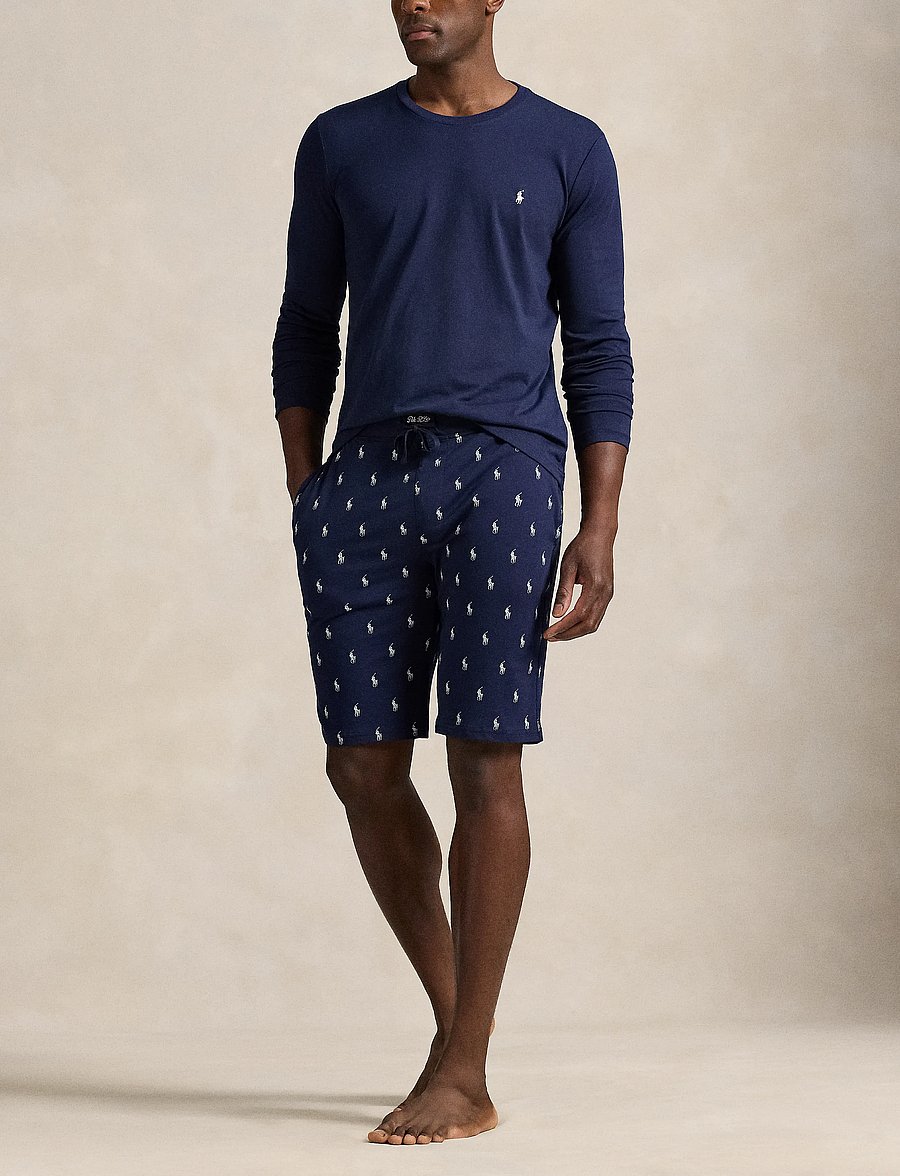 Polo Ralph Lauren - Cotton Jersey Sleep Shirt - pidžaamasärgid - cruise navy - 0