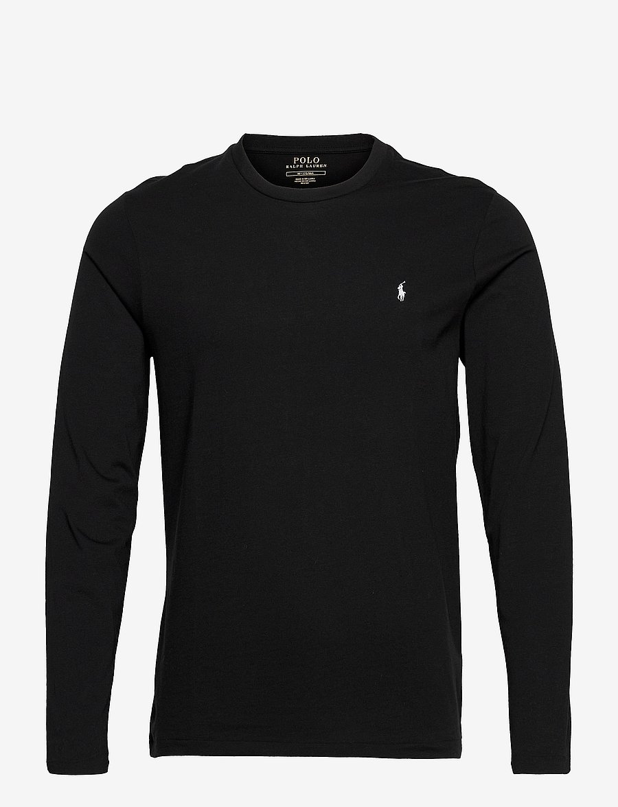 Polo Ralph Lauren - Cotton Jersey Sleep Shirt - pidžaamasärgid - polo black - 1