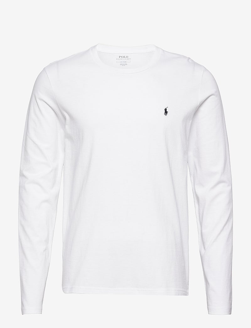 Polo Ralph Lauren - Cotton Jersey Sleep Shirt - nattrøjer - white - 0