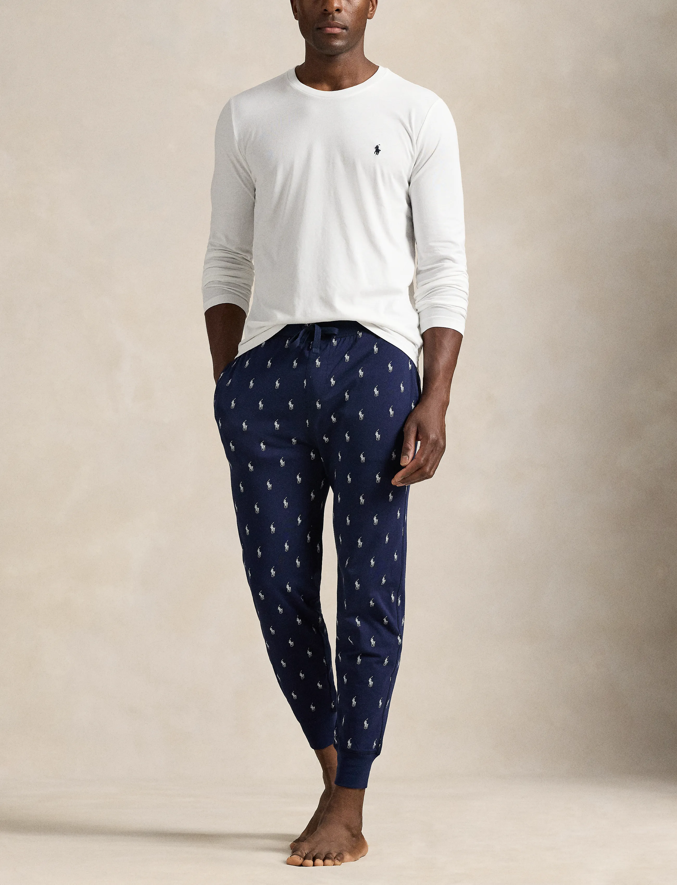 Polo Ralph Lauren - Cotton Jersey Sleep Shirt - pidžaamasärgid - white - 4
