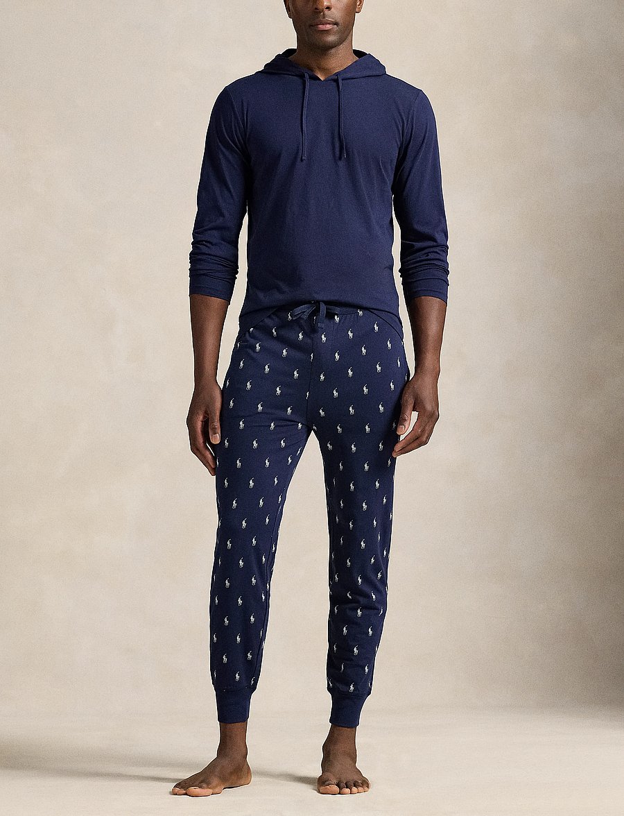 Polo Ralph Lauren - Cotton Jersey Sleep Hoodie - kapuzenpullover - cruise navy - 4