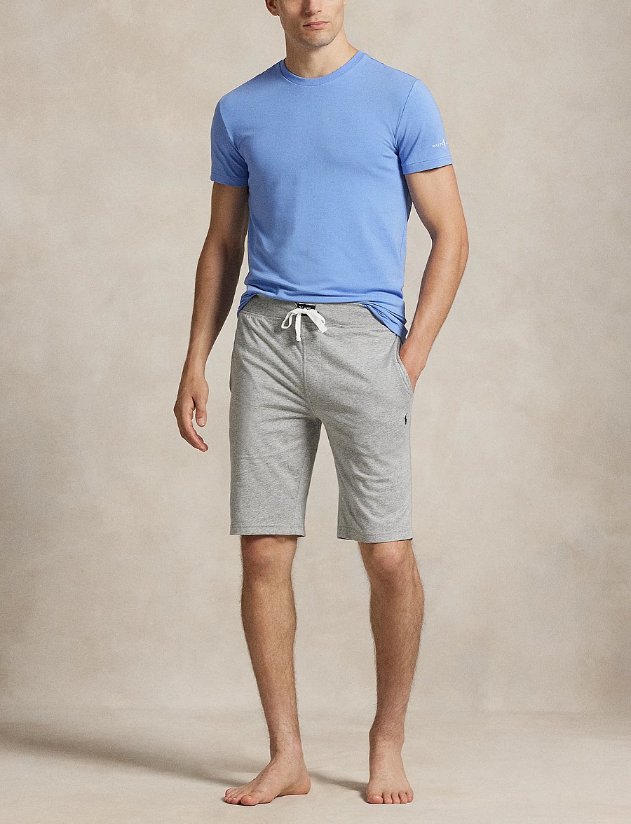 Polo Ralph Lauren - Cotton Jersey Sleep Short - pyjamahousut - andover heather - 0