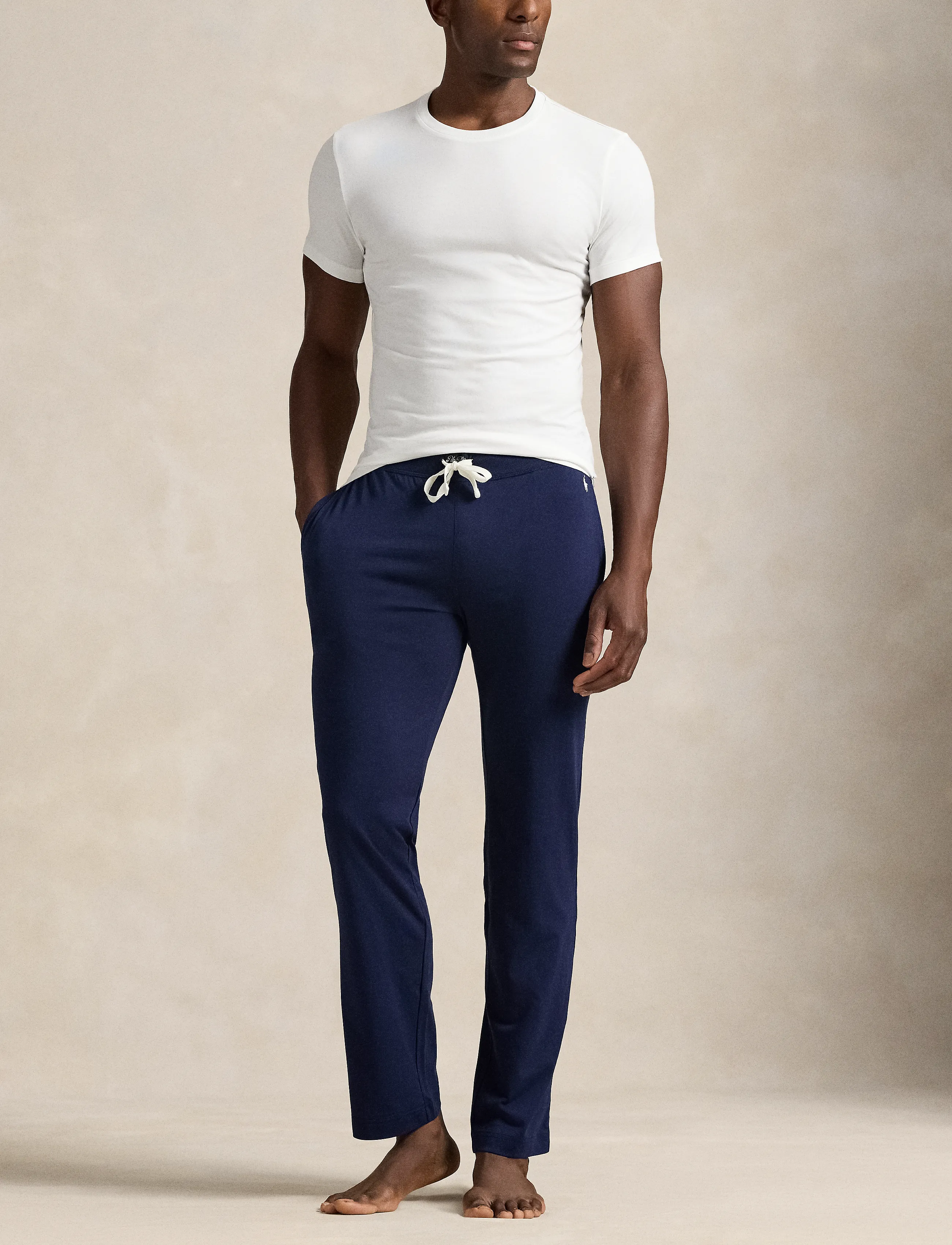 Polo Ralph Lauren - Cotton Jersey Pajama Pant - pyjamahose - cruise navy - 0