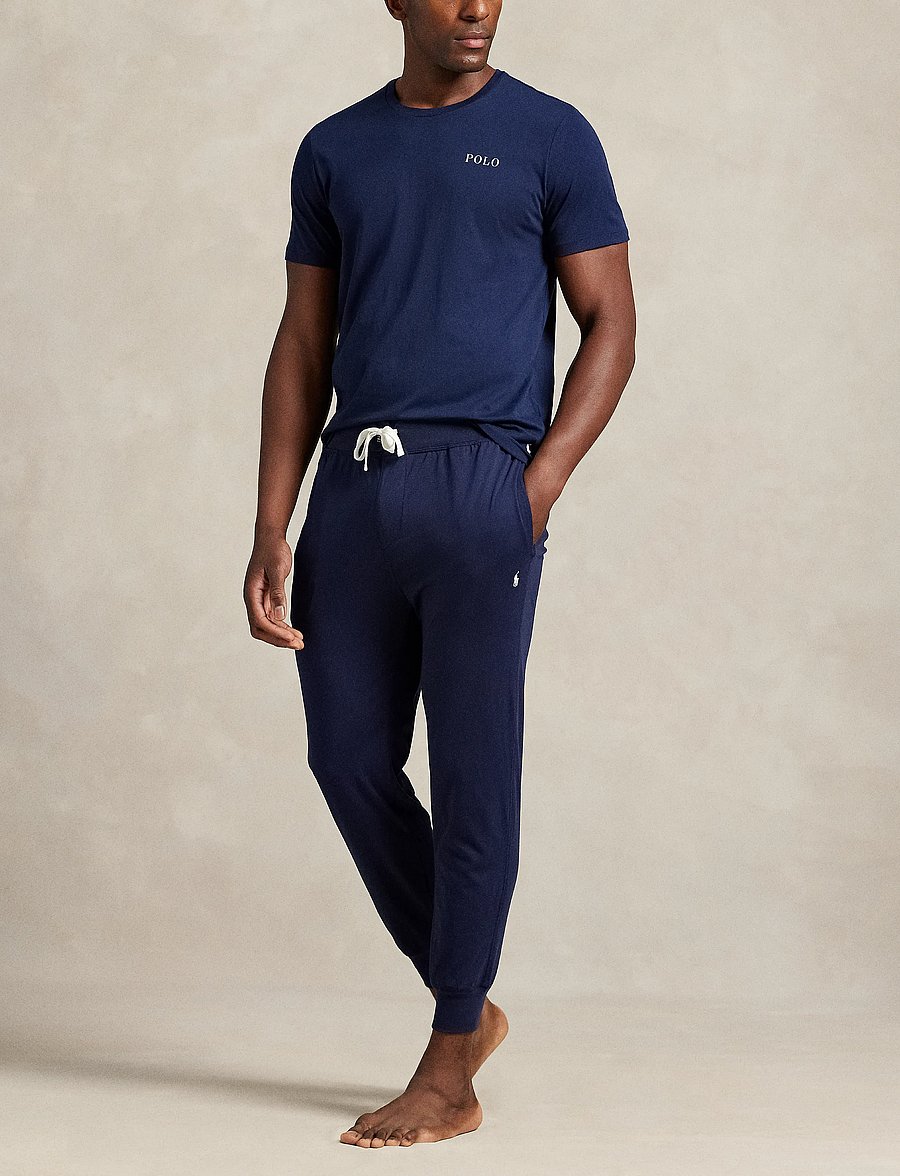 Polo Ralph Lauren - Cotton Jersey Sleep Jogger - natbukser - cruise navy - 0