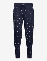 Polo Ralph Lauren Underwear - Allover Pony Cotton Jersey Sleep Jogger - pyjama bottoms - cruise navy aopp - 0