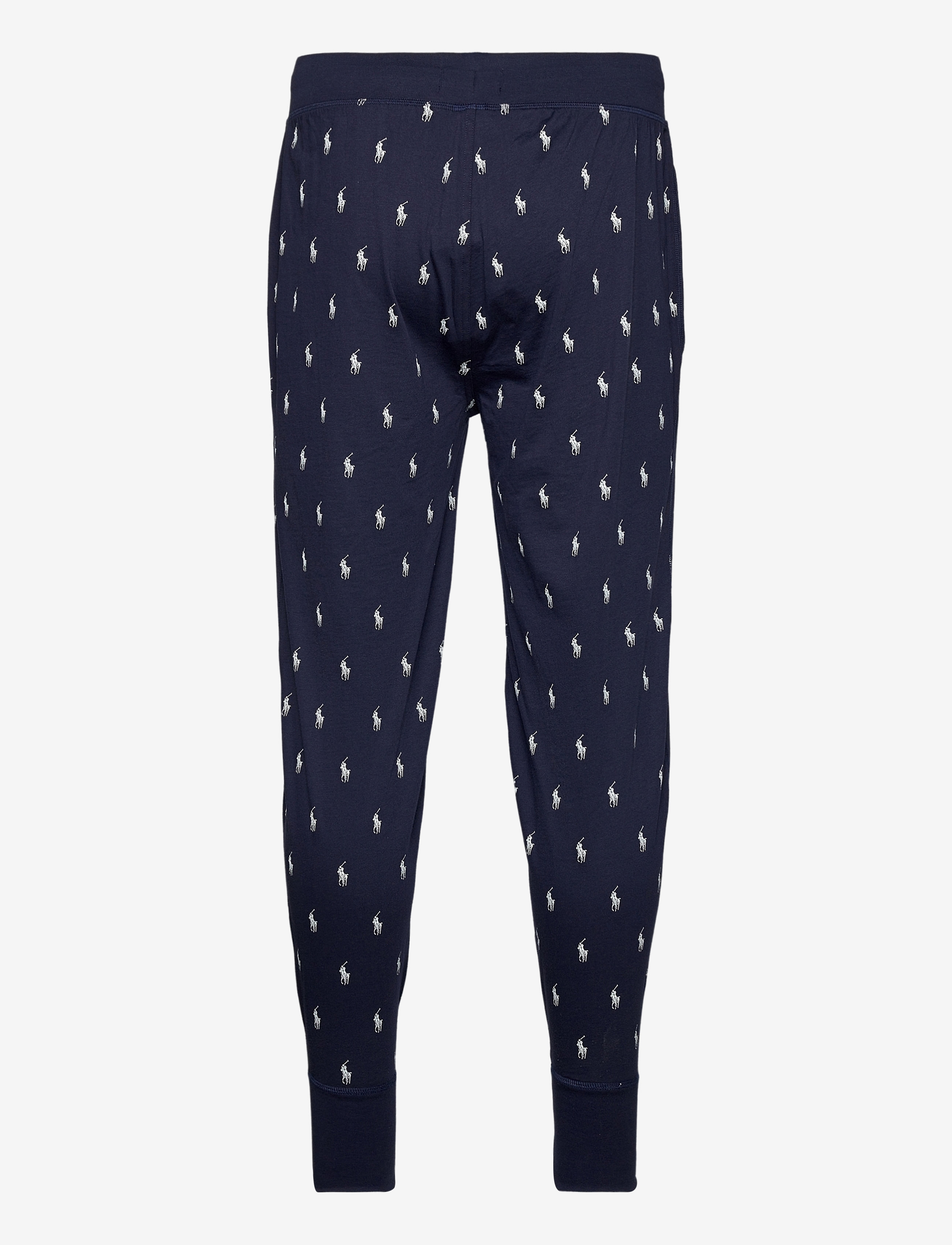 Polo Ralph Lauren - Allover Pony Cotton Jersey Sleep Jogger - náttbuxur - cruise navy aopp - 2