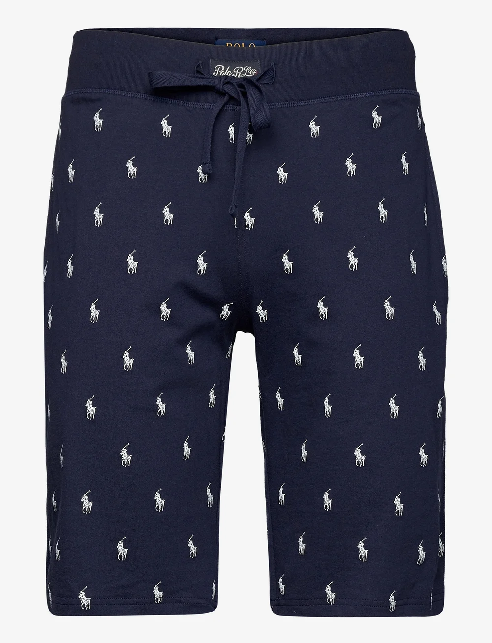 Polo Ralph Lauren - Allover Pony Cotton Jersey Sleep Short - pyjama bottoms - cruise navy aopp - 0