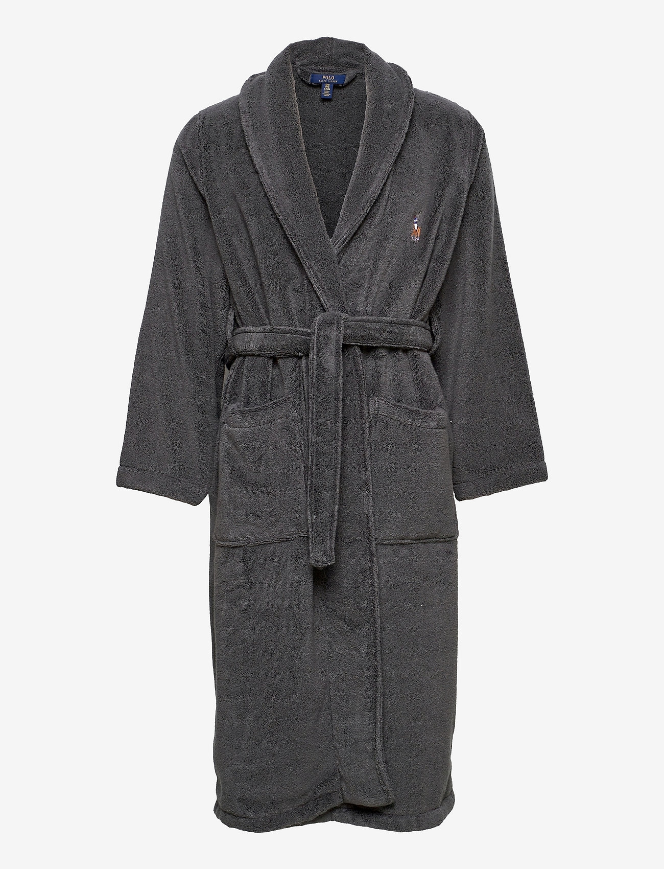Polo Ralph Lauren Underwear - Cotton Terry Robe - shop by price - dark slate - 0